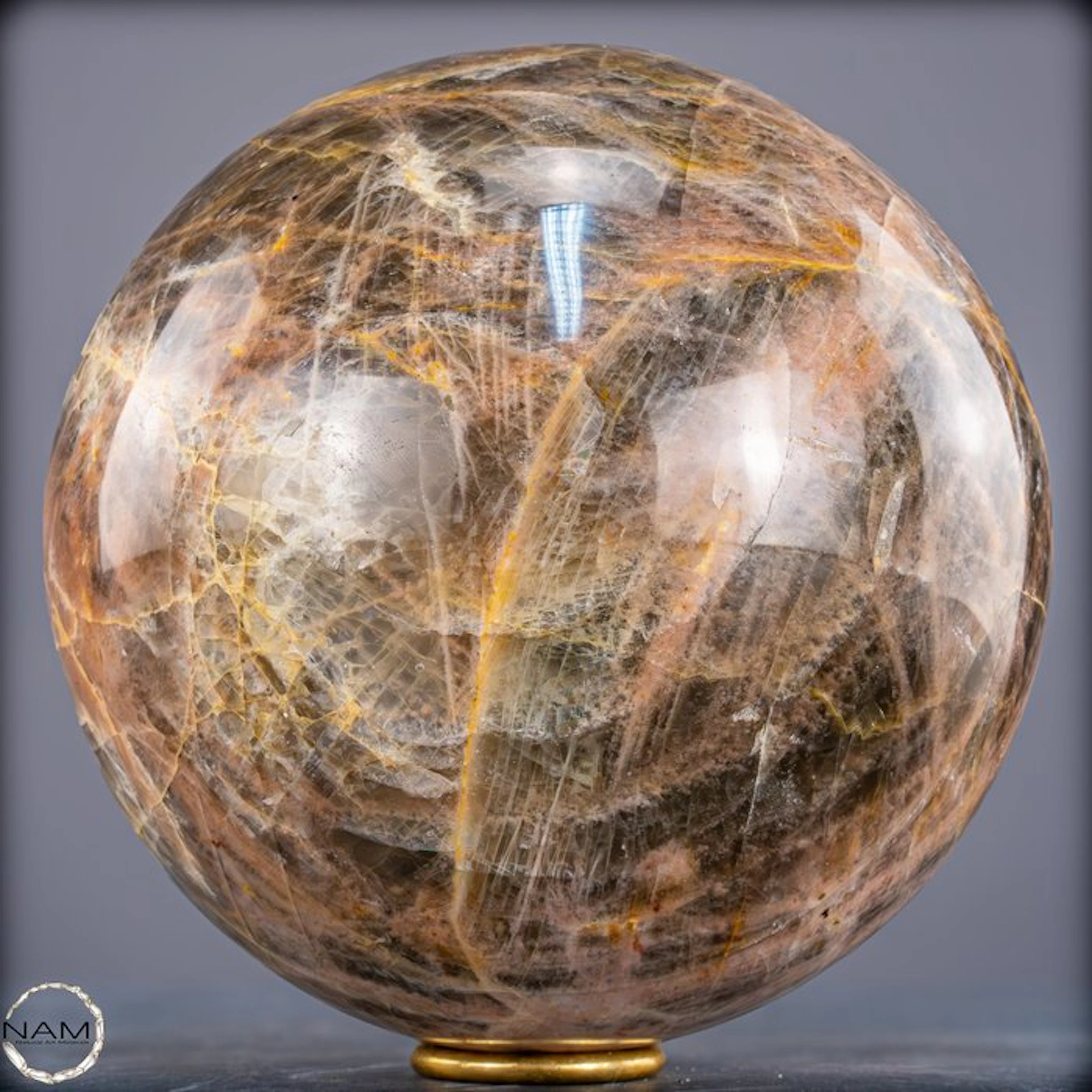 Gorgeous Natural Sparkling Moonstone Sphere- 6153.22 g