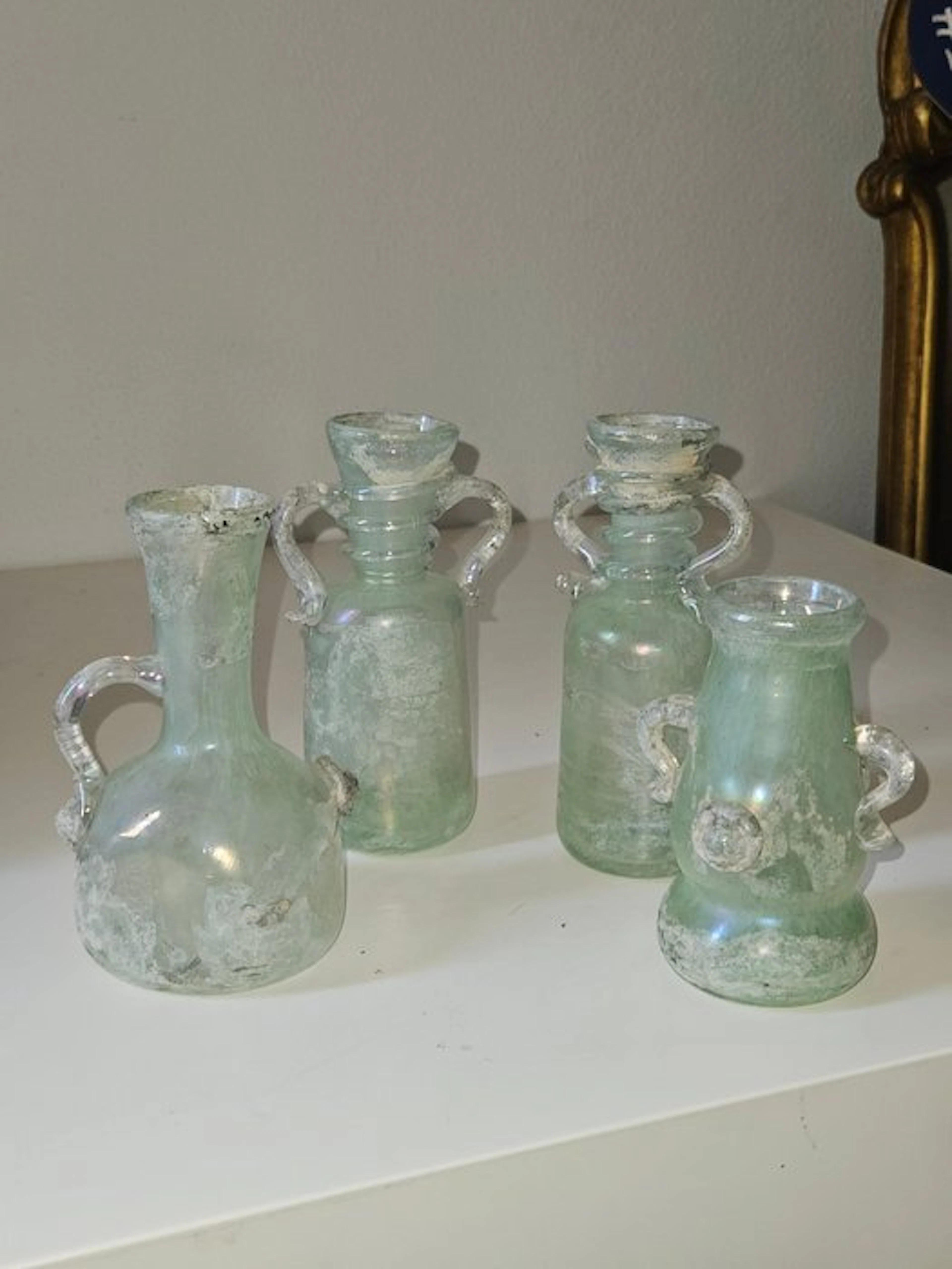 murano - Vase (4) - Murano glass - Lot of 4 glass jars