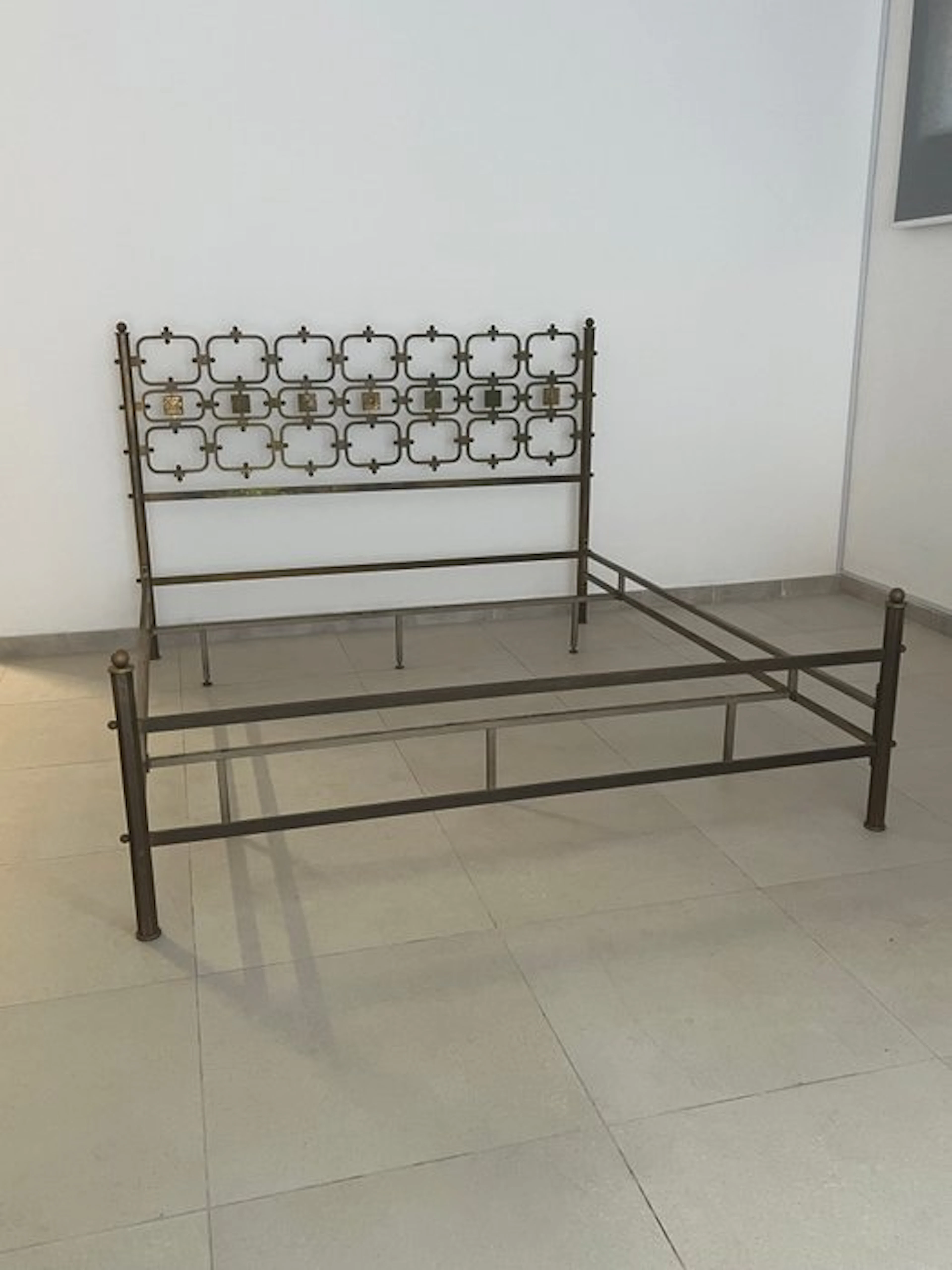 Arredamenti Borsani - Osvaldo Borsani, Arnaldo Pomodoro - Bed - Brass, Steel