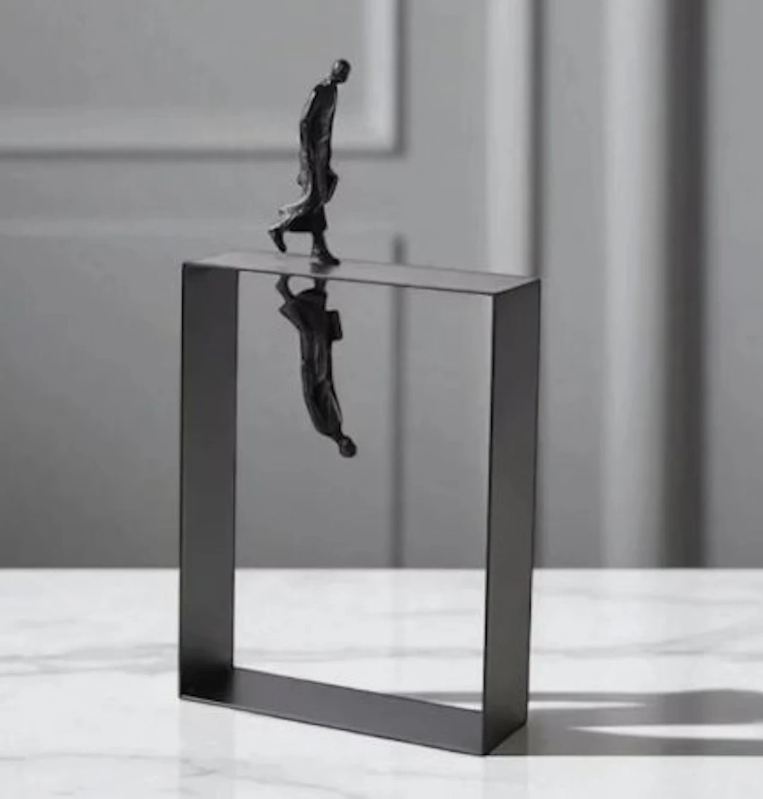 Sculpture, reflejo en suspension - 30 cm - Iron