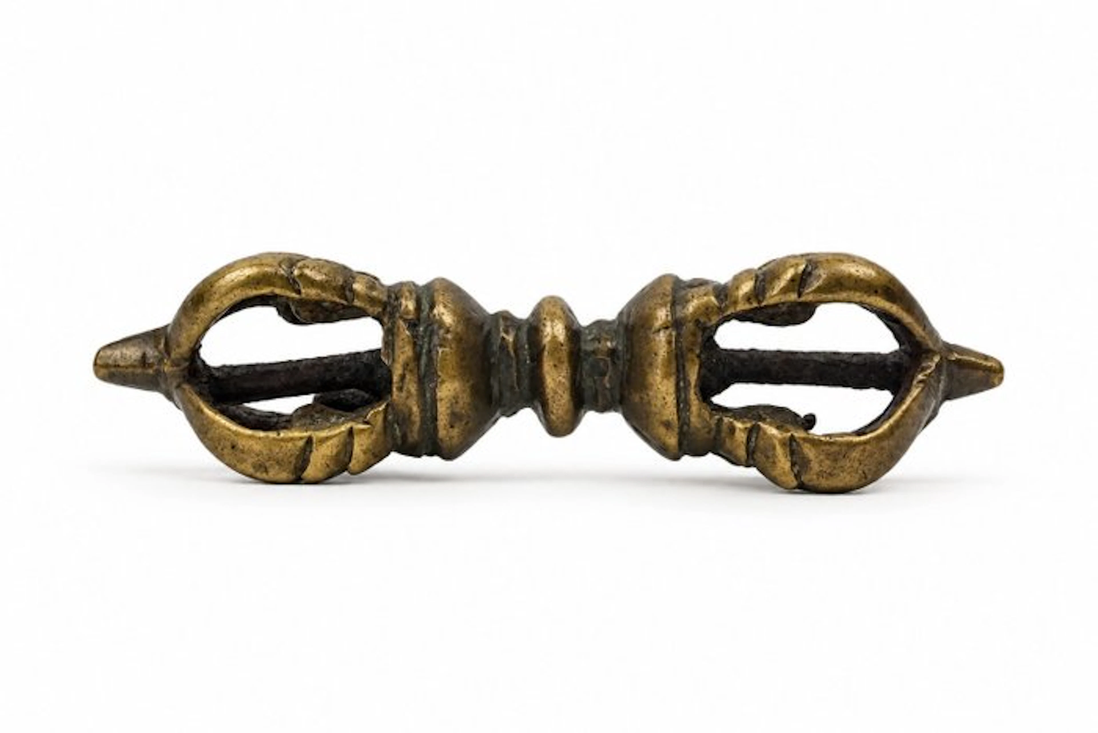 A Fine Tibetan Five-Pronged Vajra (Dorje) - Bronze - Tibet - Tibet
