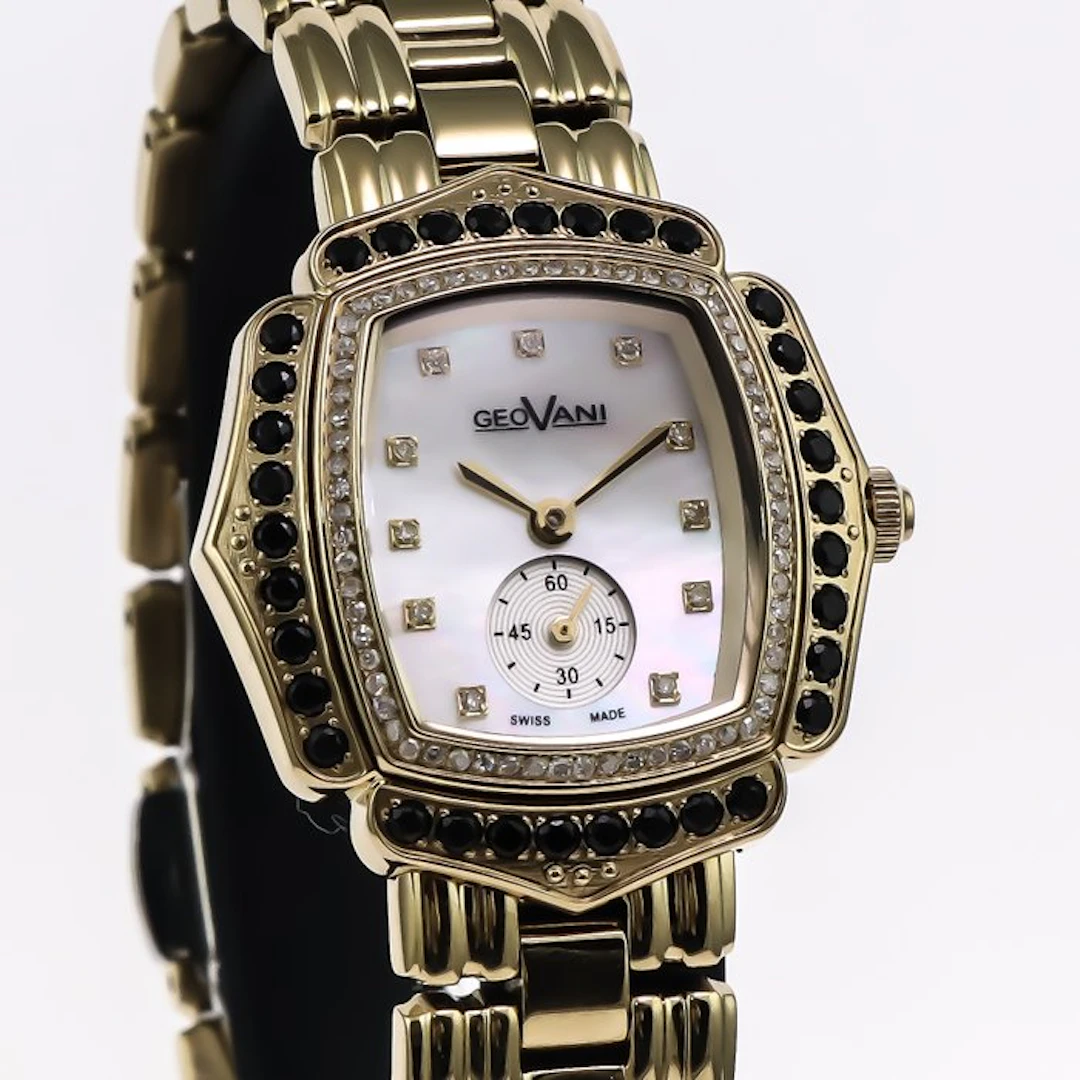 Geovani - Diamond Swiss Watch - GOL593-GG-D-7 - No...