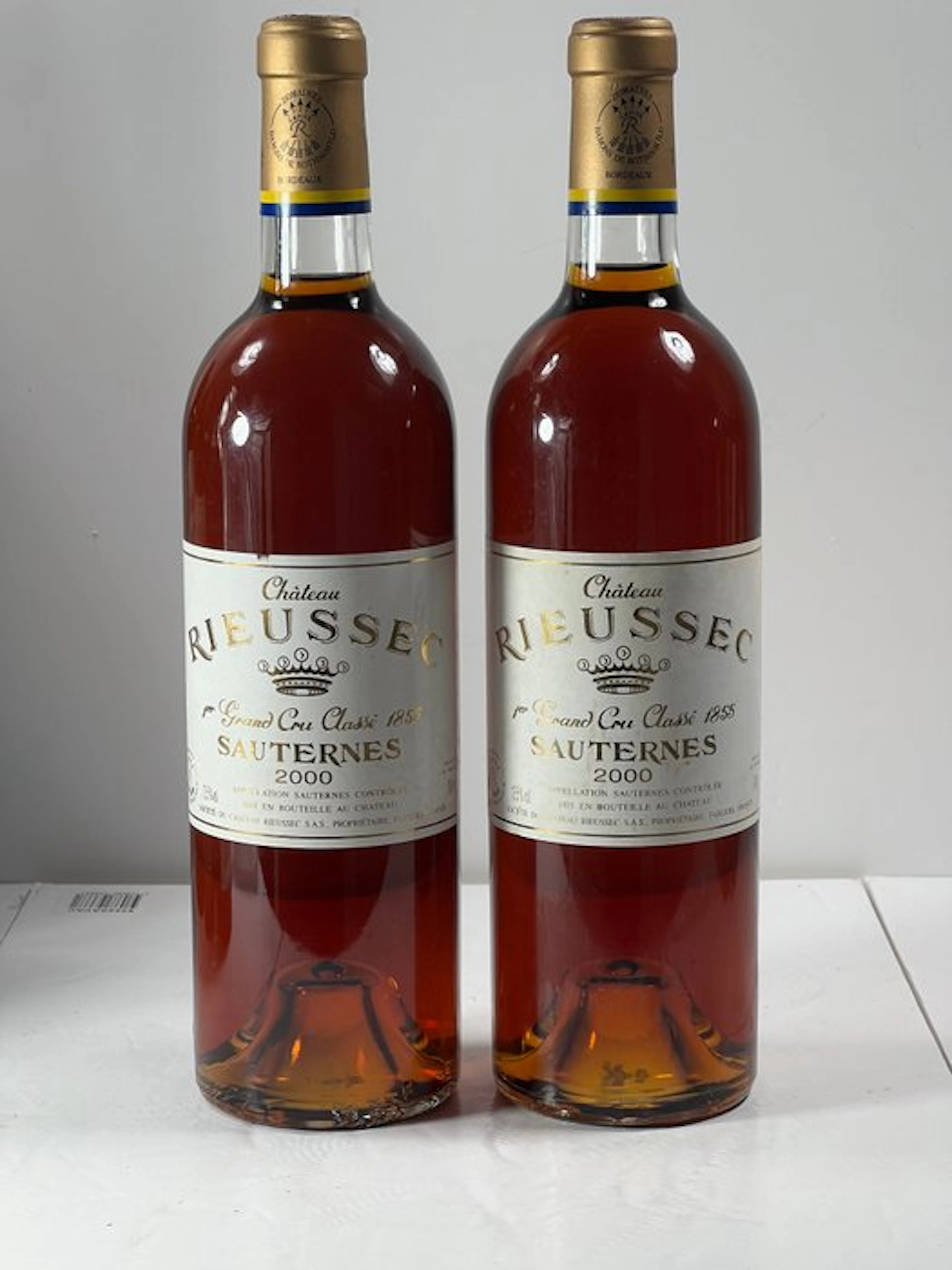 2000 Chateau Rieussec - Sauternes 1er Grand Cru Classé - 2 Bottles (0.75L)