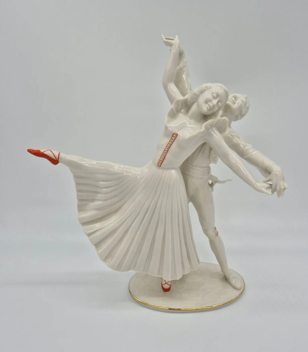 Hutschenreuther - Kunstabteilung Selb - Figure - Tanzendes Paar - Porcelain