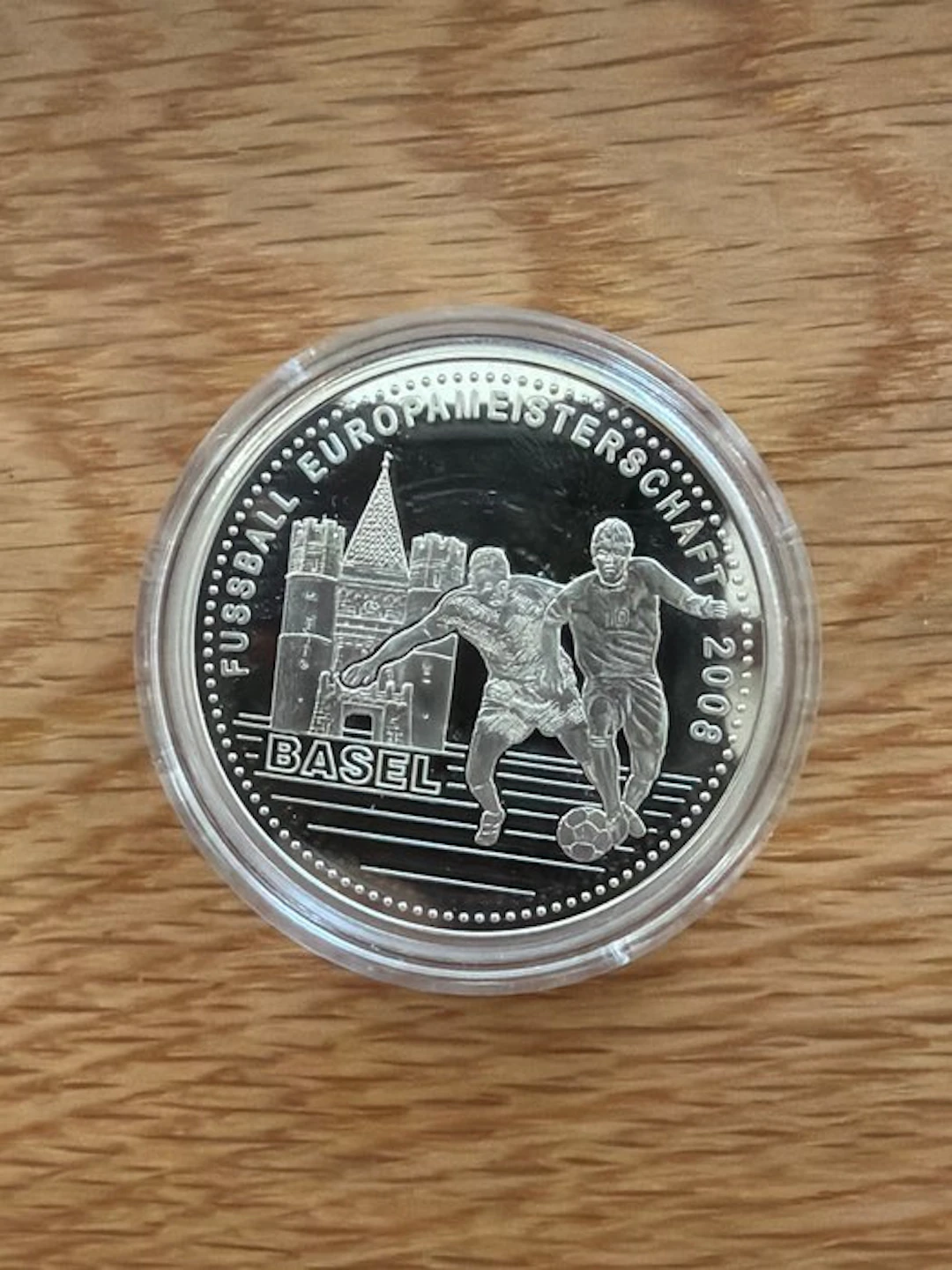 Europe. Silver medal 2008 EM Fußball - 20g (.925) Silber (No reserve price)