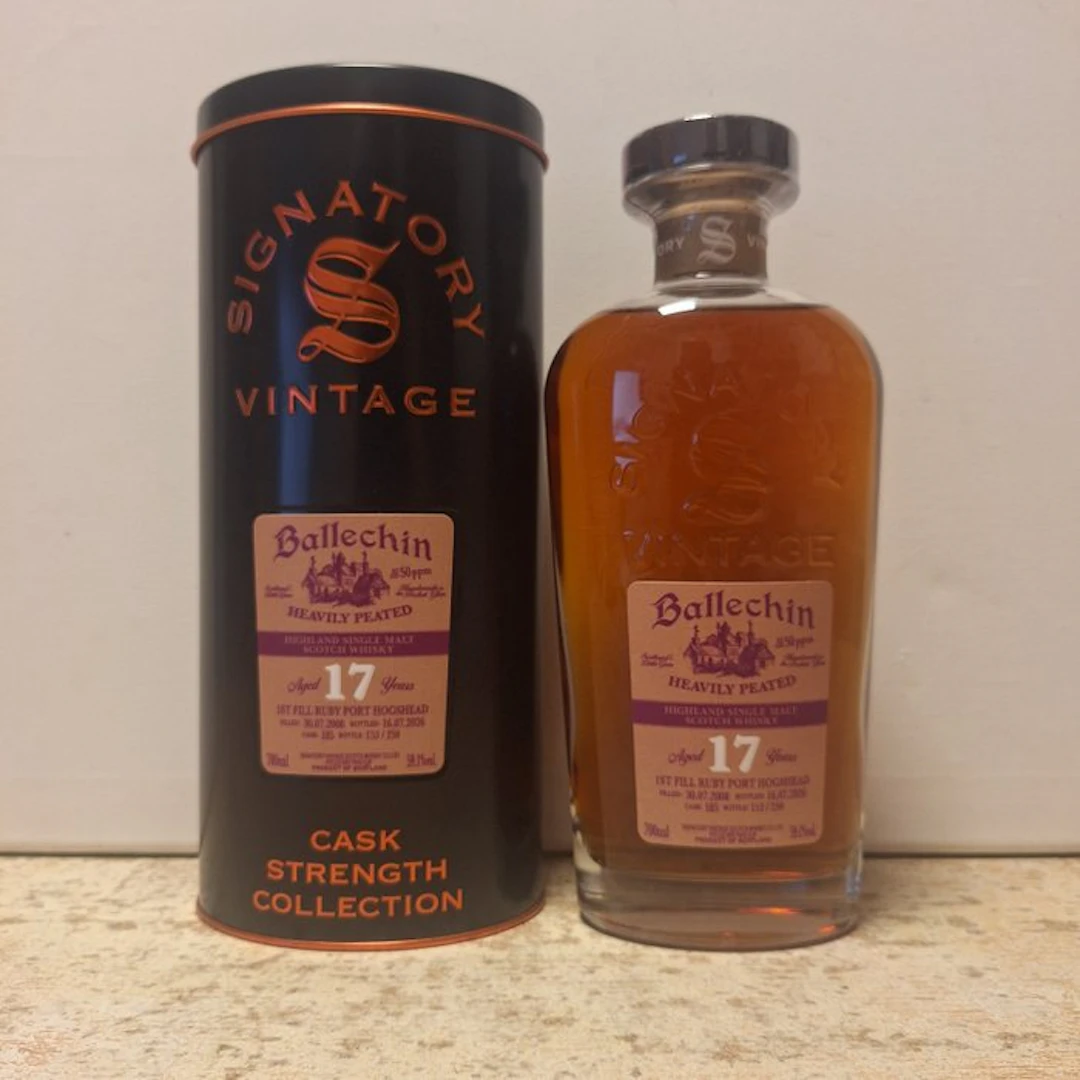 Ballechin 2008 17 years old Cask Strength Collection - Signatory Vintage - b