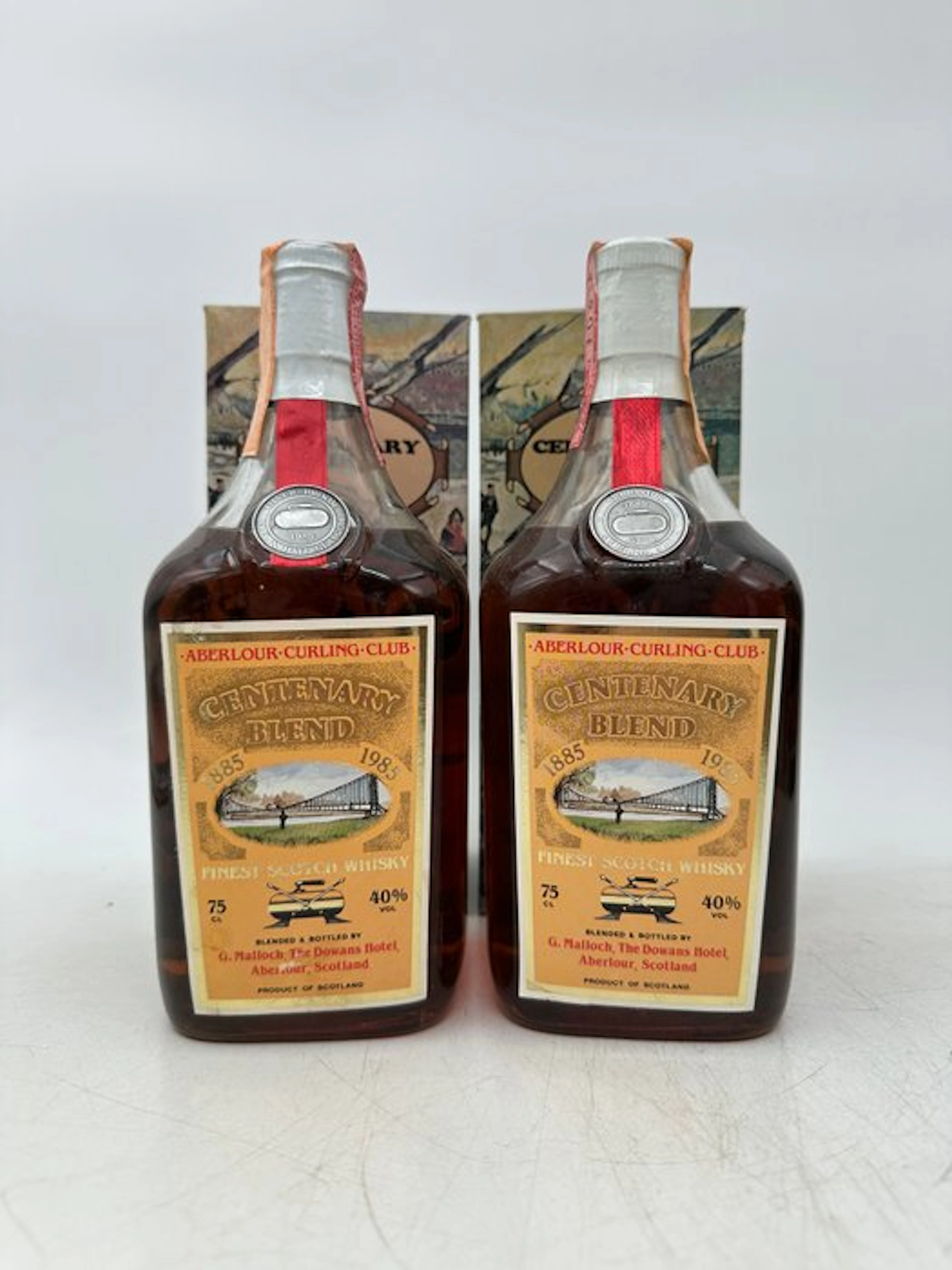 Aberlour Curling Club - Centenary Blend 1885-1985 - 75cl - 2 bottles