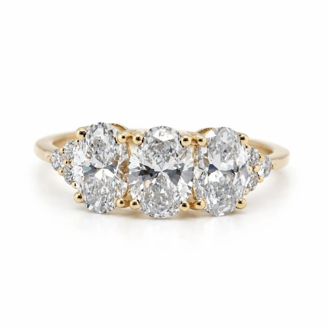 No reserve price - Ring - 14 kt