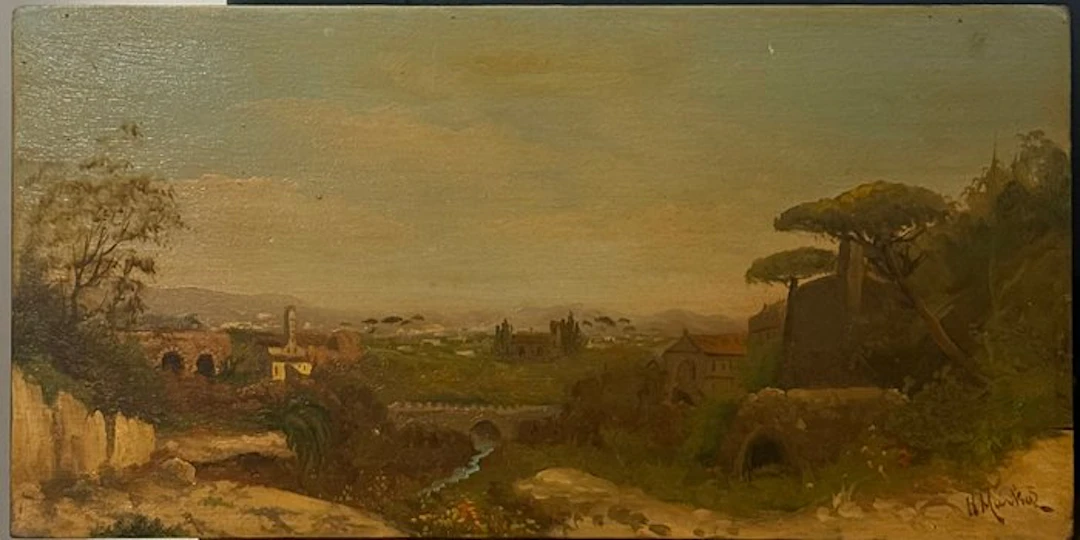 Henry Markò (1855-1921) - Nei pressi di Roma