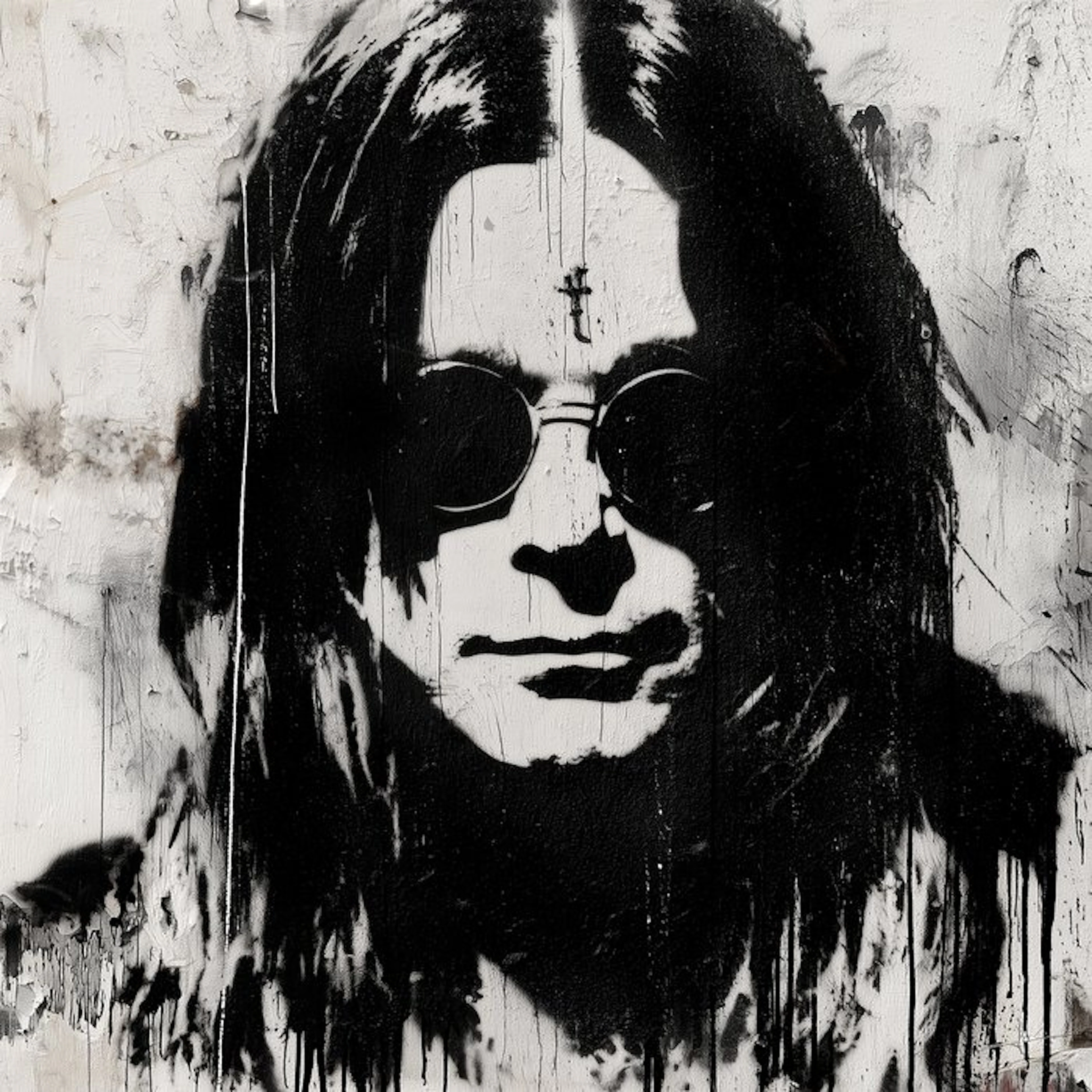 David Law (1967) - Ozzy Osbourne (Stencil)