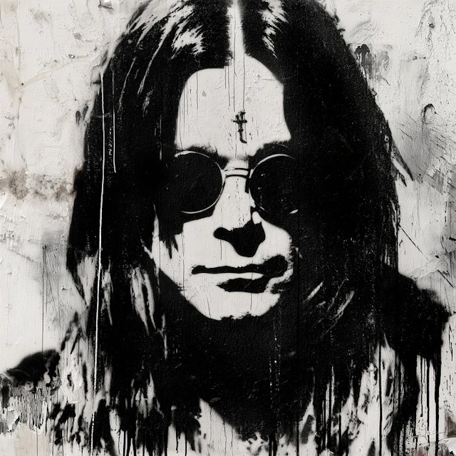 David Law (1967) - Ozzy Osbourne (Stencil)