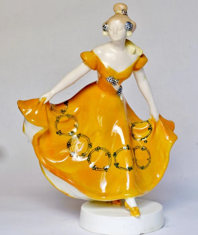 Friedrich Goldscheider - Art Nouveau - Figure - Tänzerin - Ceramic