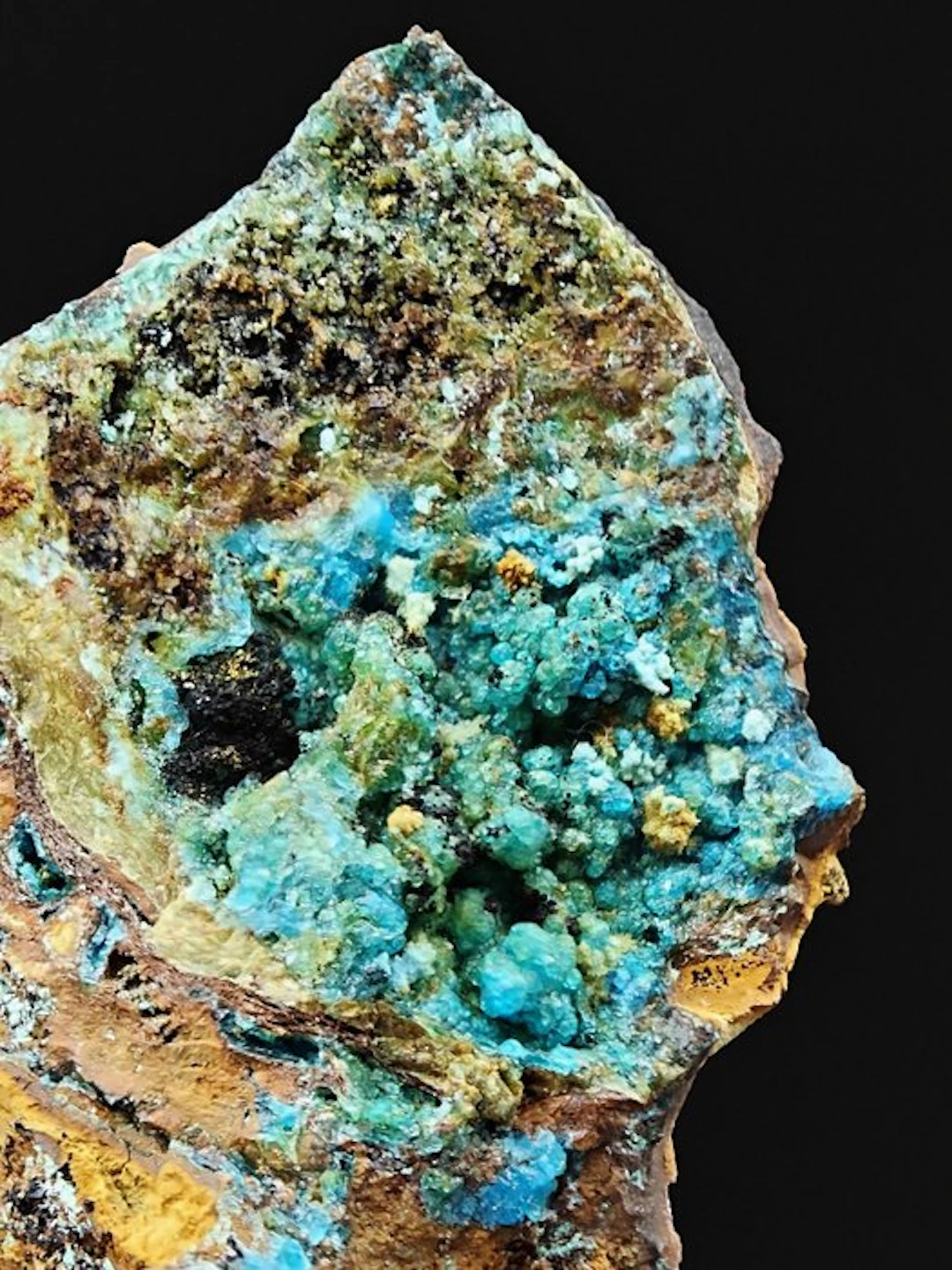 Rare blue allophane