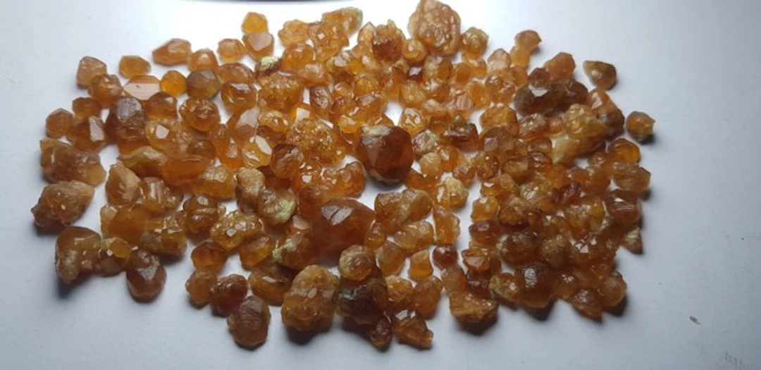 Natural Rough Spessartite garnet Crystals- 110 g