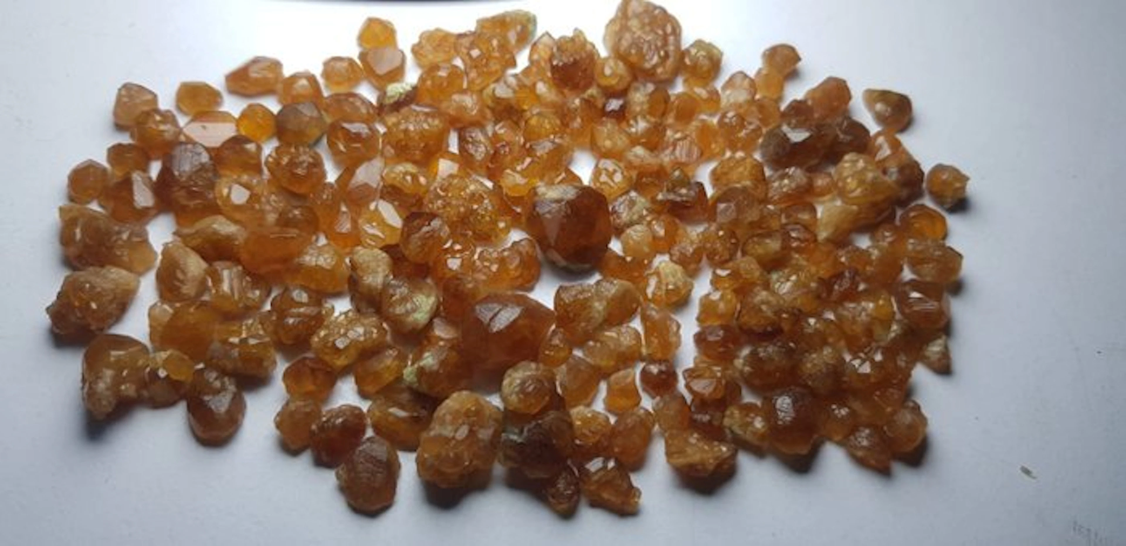 Natural Rough Spessartite garnet Crystals- 110 g
