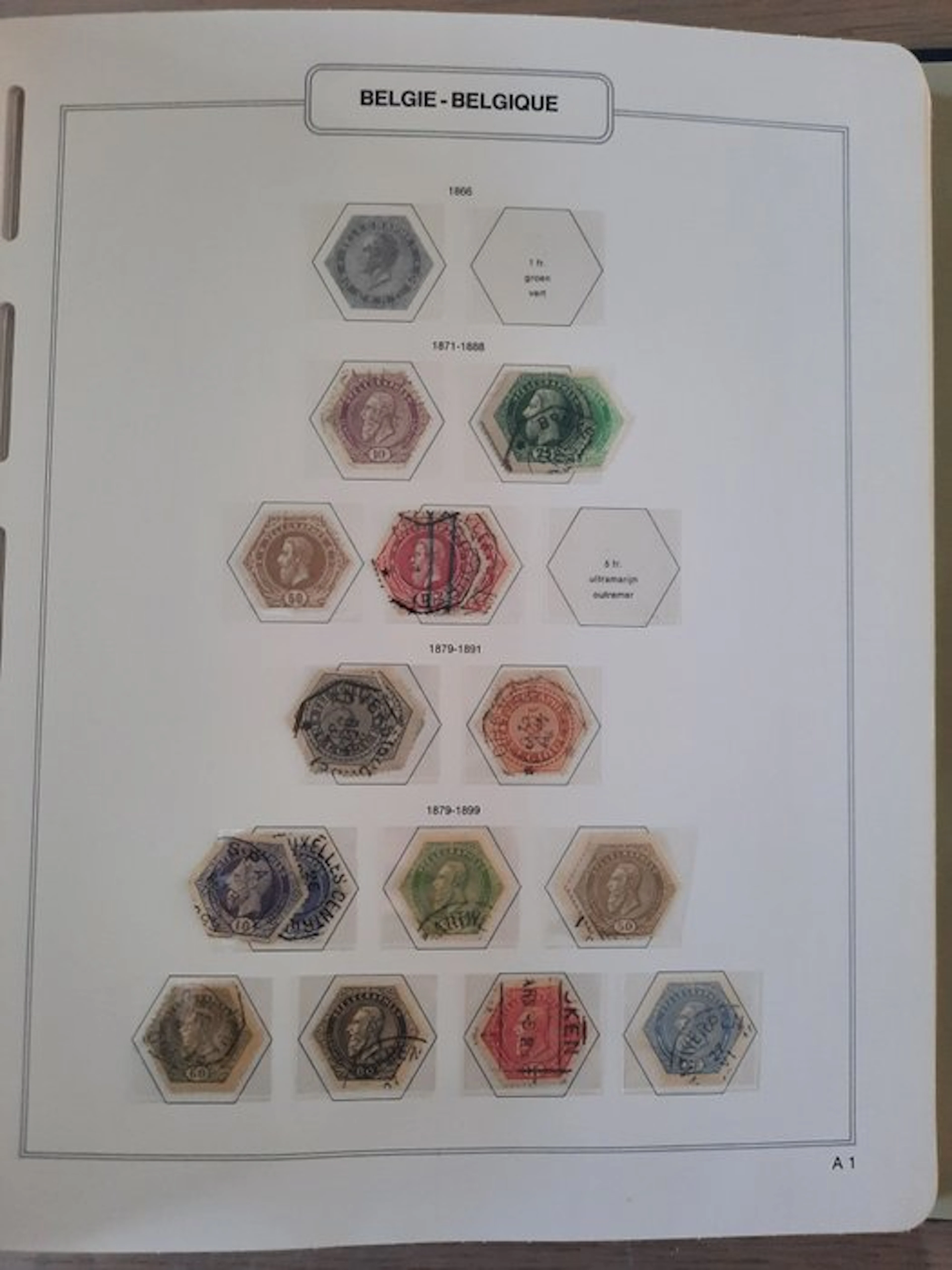 Belgium 1866/1985 - Davo album