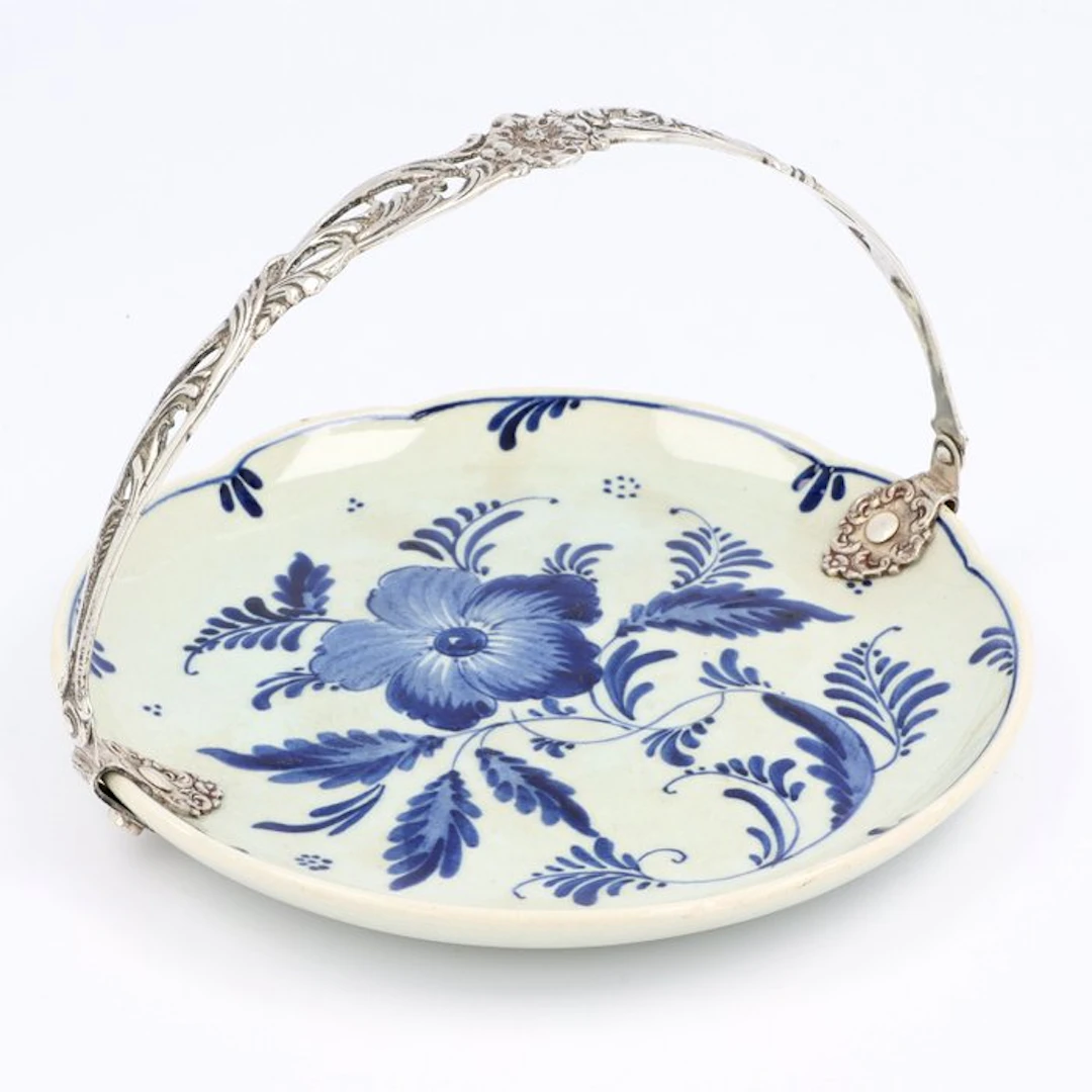 NO RP - Orden, Steenkist & Zweed - Delftsblauw - Platter - .833 silver