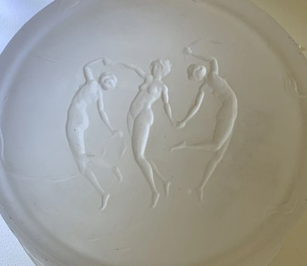 René Lalique - Box - Glass - Powder box for d'Orsay