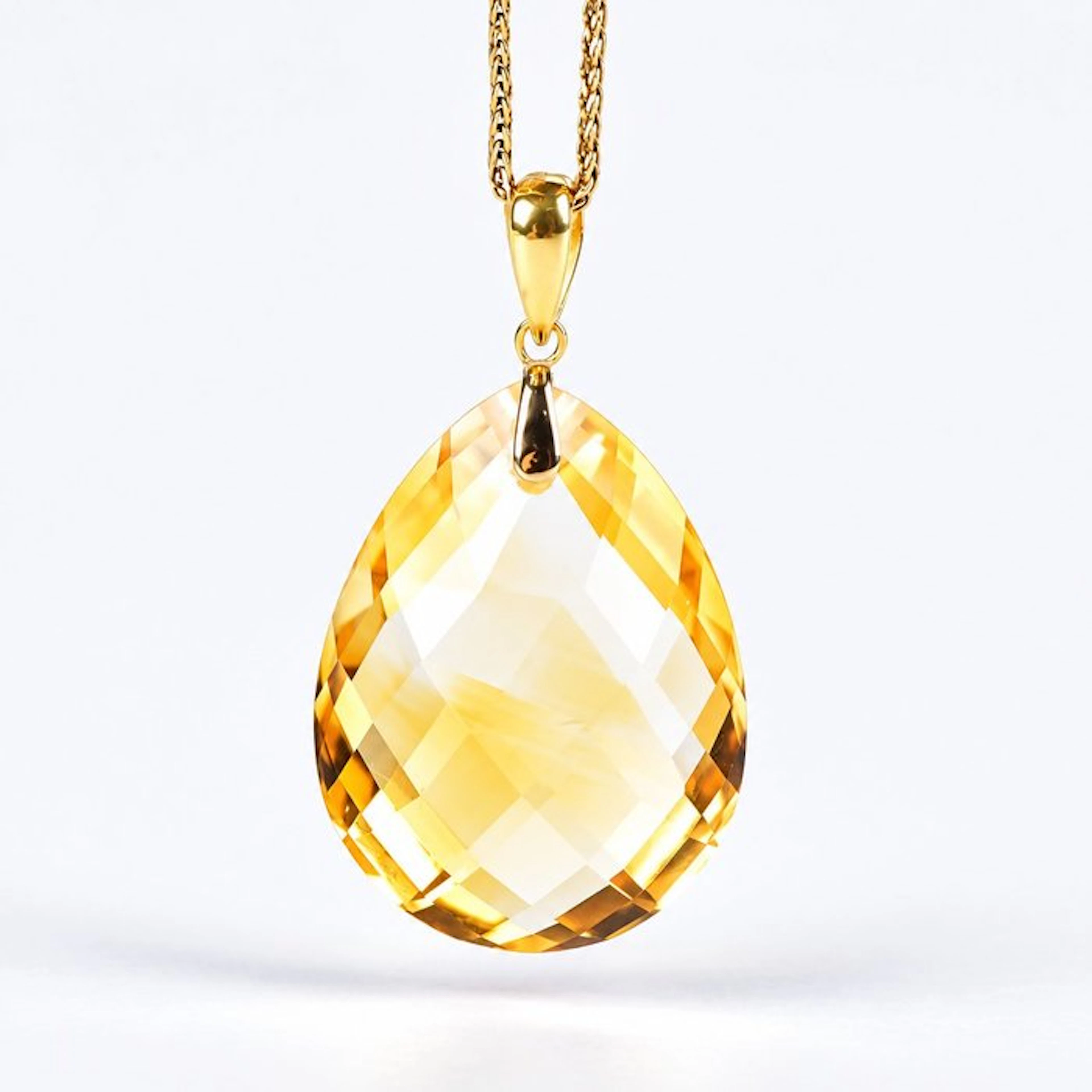 No reserve price - Necklace with pendant - 18 kt