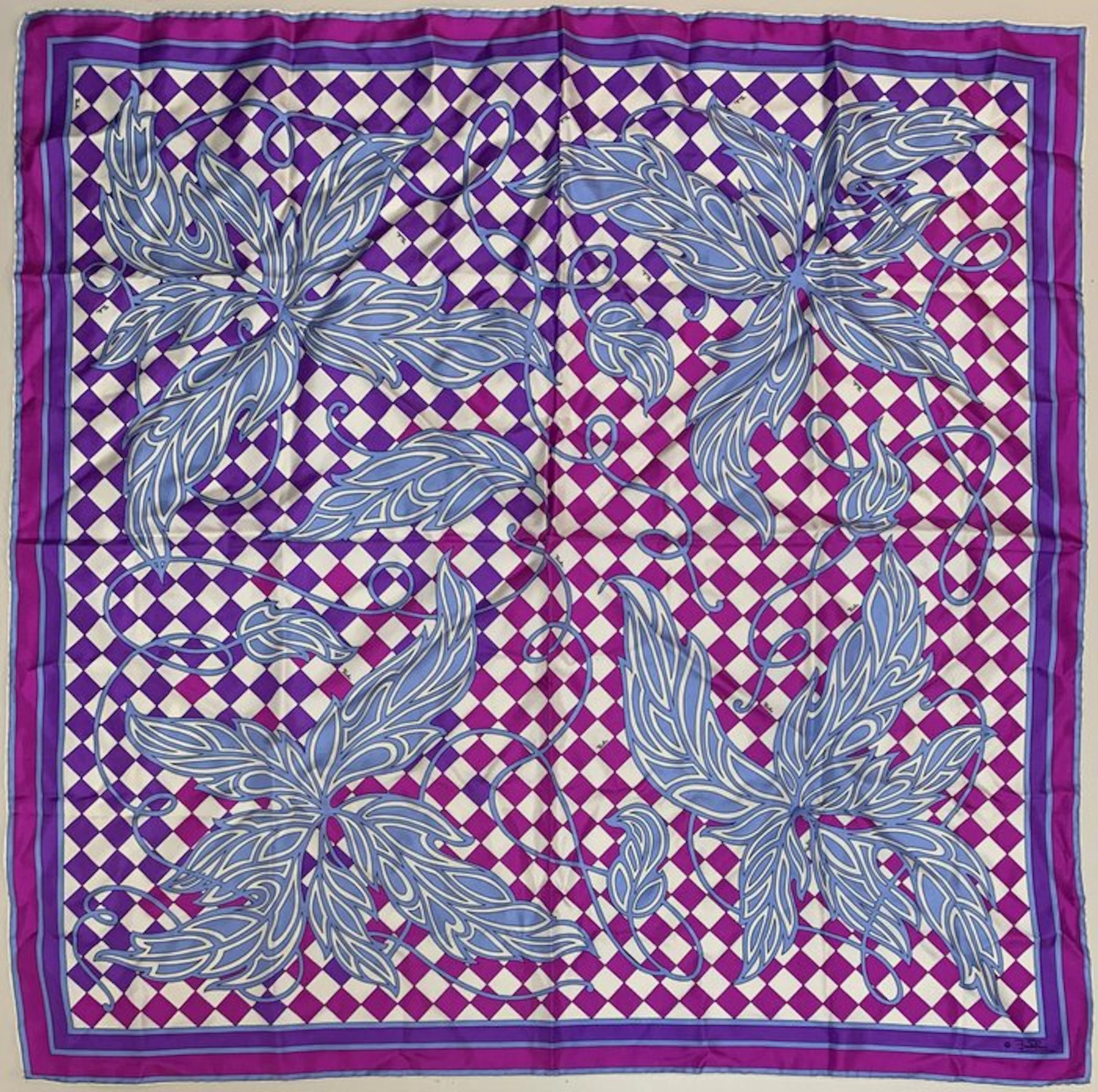 Emilio Pucci - monogramma - Foulard