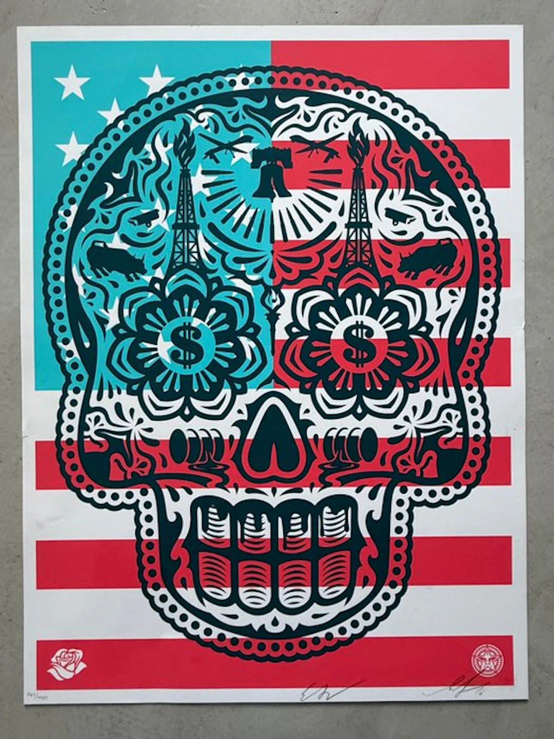 Shepard Fairey (OBEY) (1970) - Power and Glory - Merica
