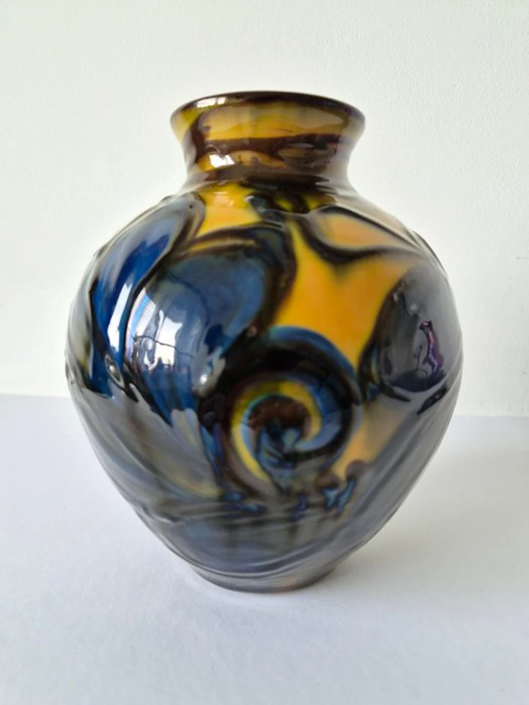Herman A. Kähler (HAK) - Vase - Earthenware - Kohorn glaze (1930)