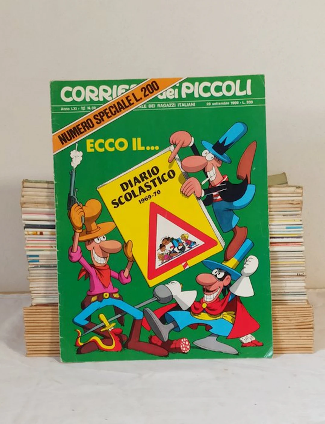 Corriere dei Piccoli 63x - albi assortiti anni 1968, 69, 71, 75, 76 - 63 Comic