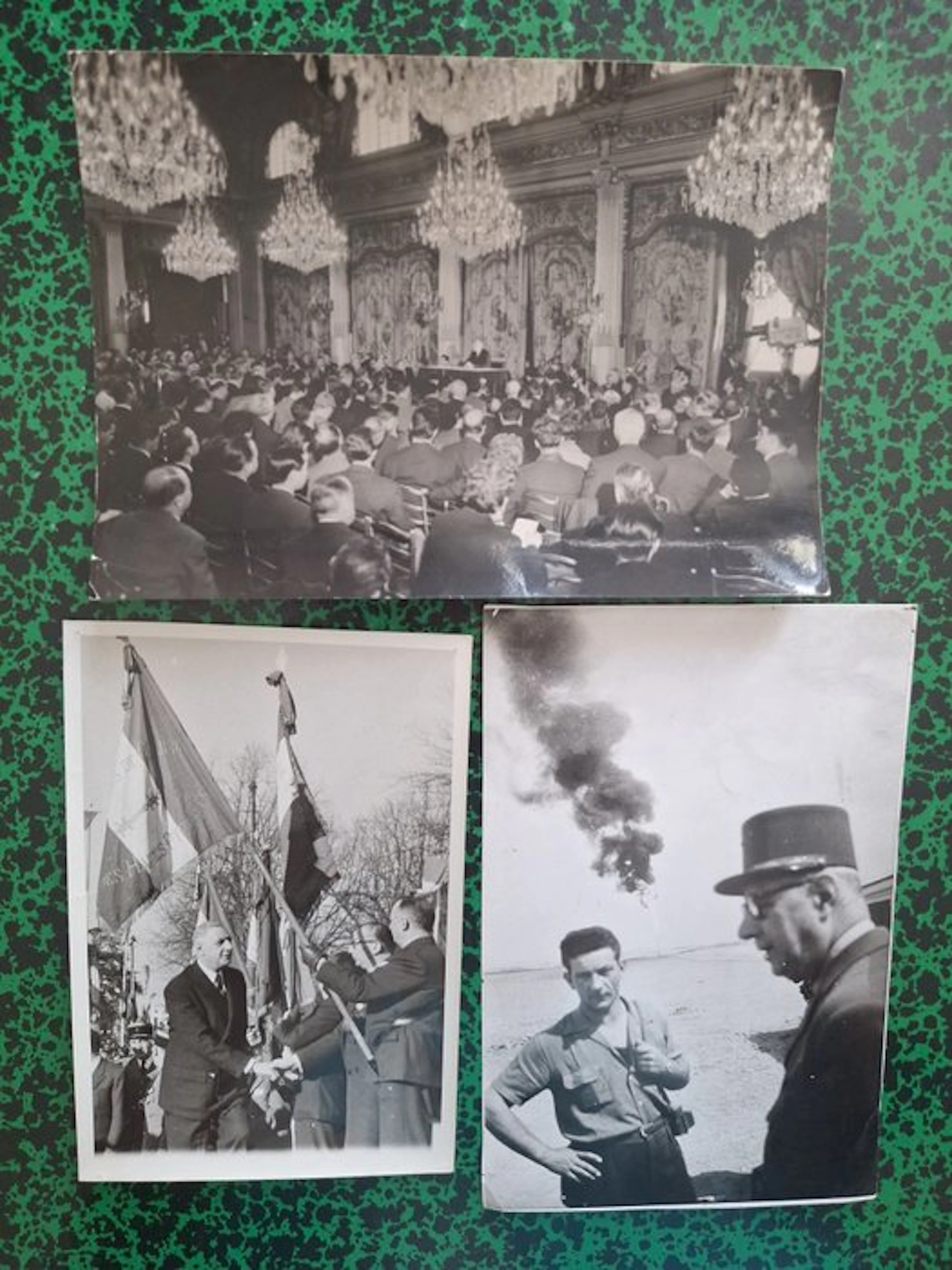 keystone - (x3) The President Charles De Gaulle, 1950's