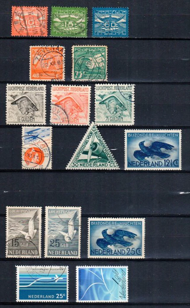 Netherlands 1921/1980 - Airmail complete - NVPH LP1 t/m 16