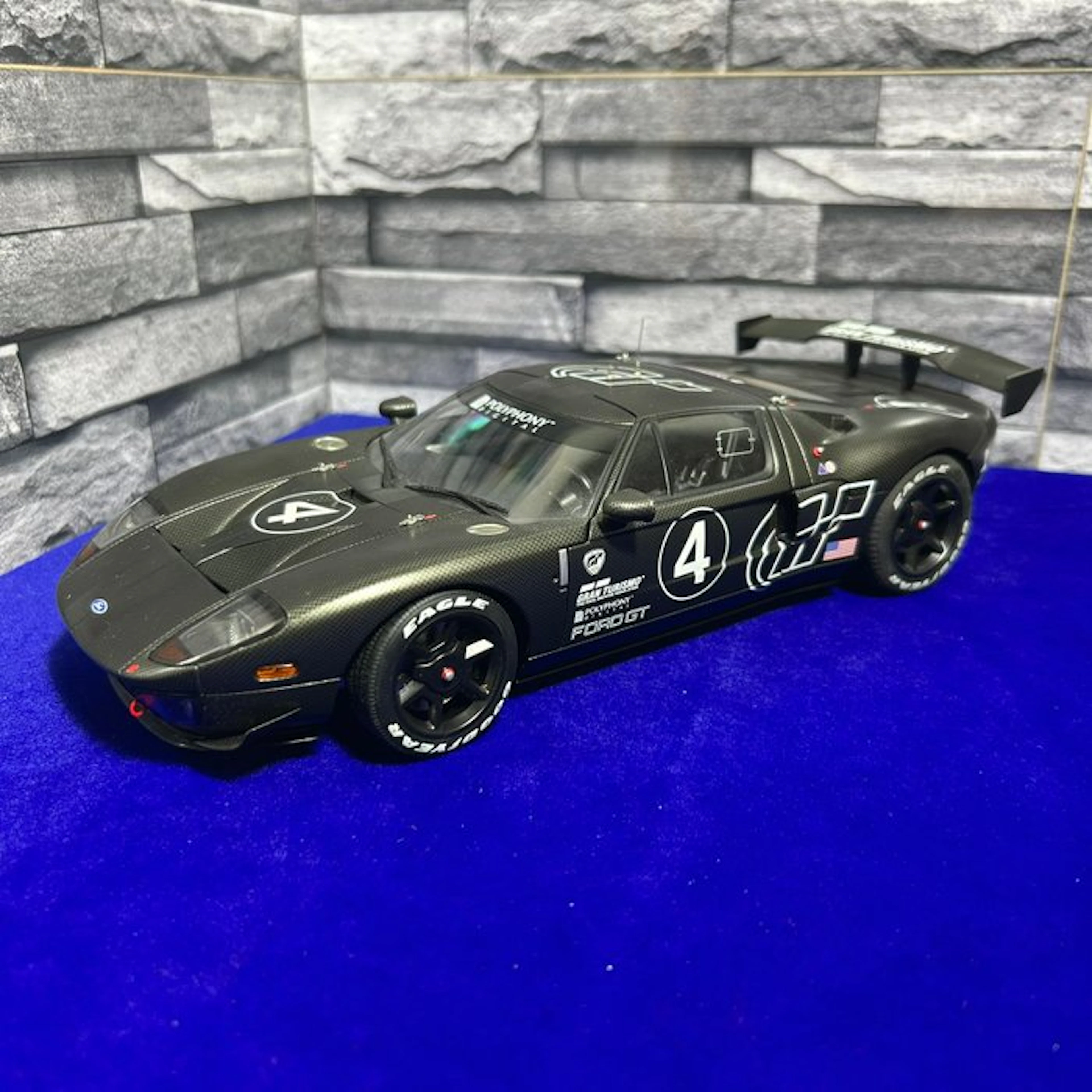 Autoart 1:18 - Model race car - Ford GT LM Race Car Spec II carbon black