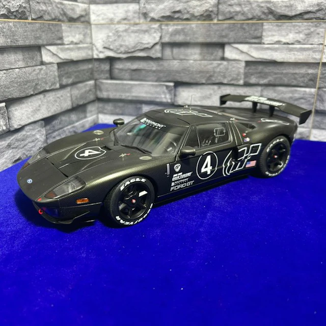 Autoart 1:18 - Model race car - Ford GT LM Race Car Spec II carbon black