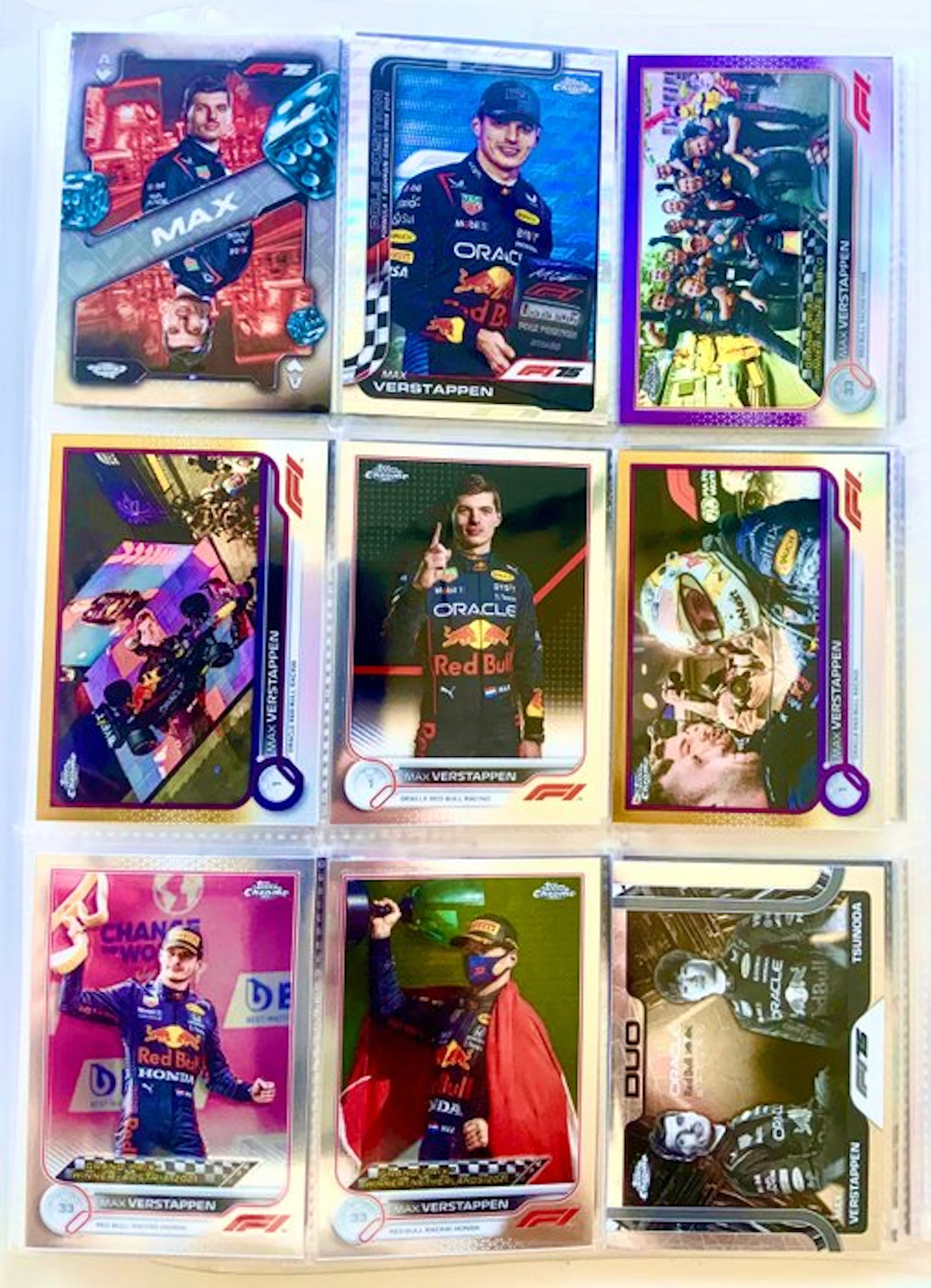 2025 Topps Max Verstappen - in binder 50 Card - Near Mint (NM)