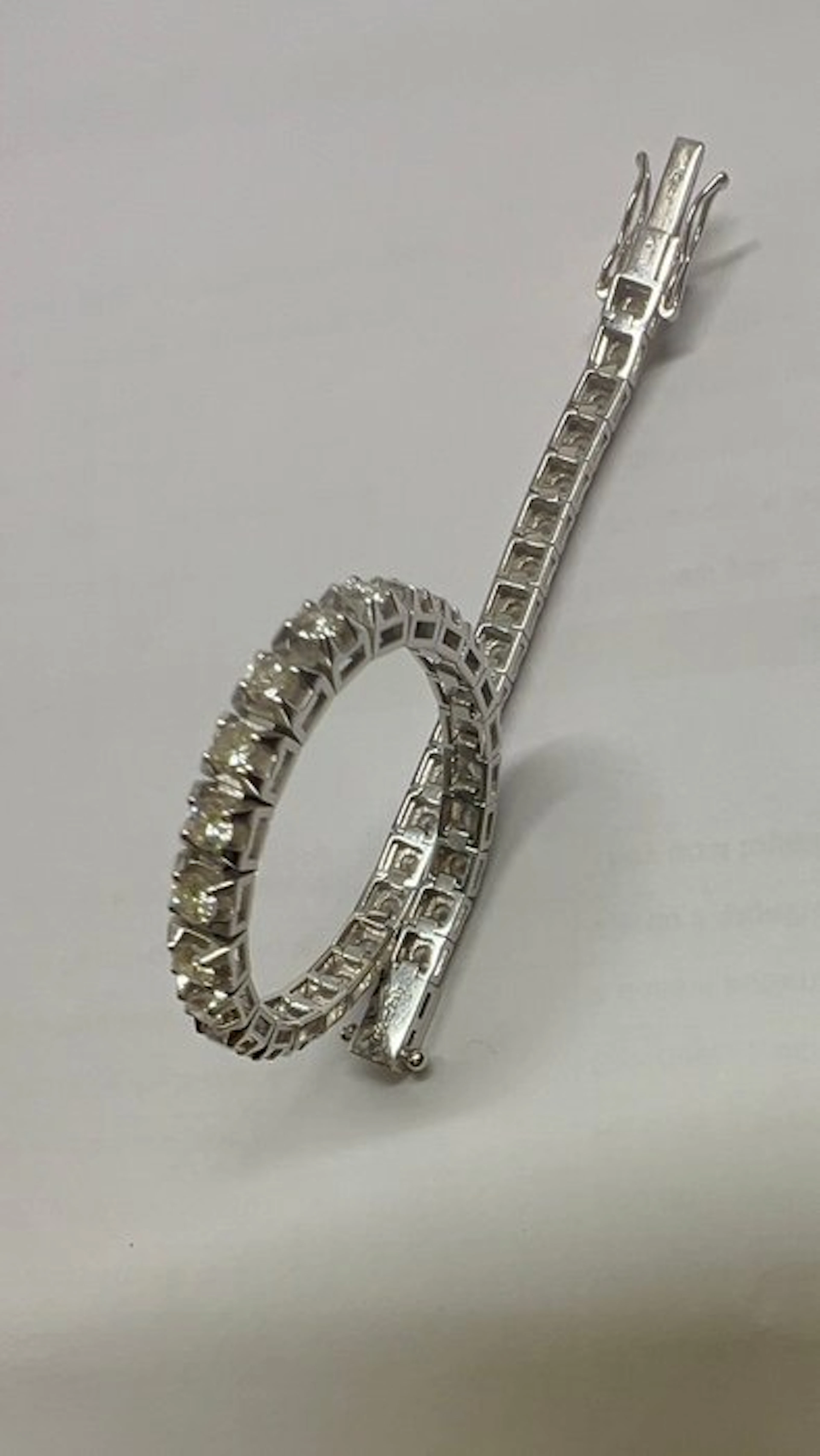 Salvini - Tennis bracelet - 18 kt. White gold Diamond (Natural) - Diamond