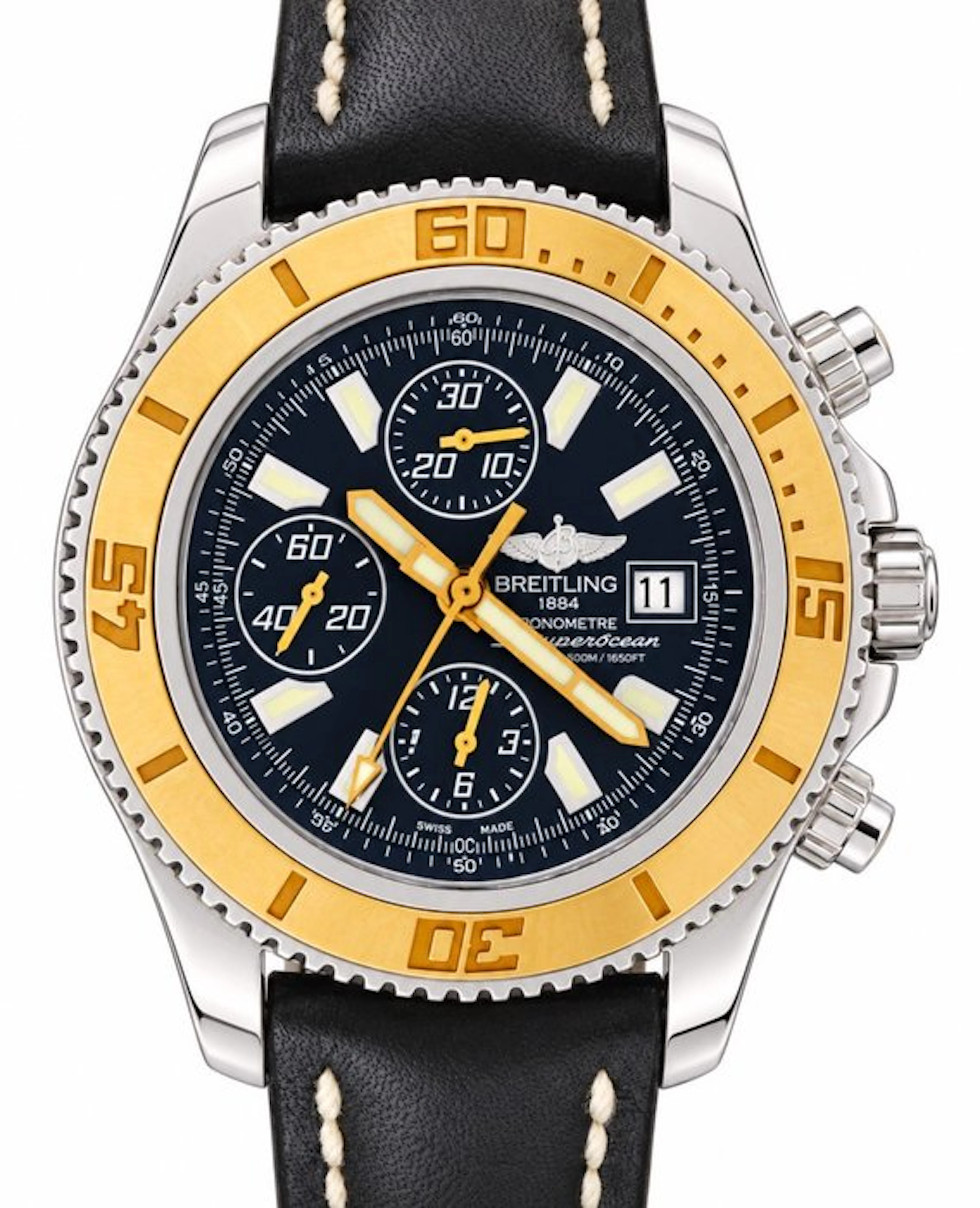 Breitling - 'Superocean Chronograph II' - 18 Carat Pink Gold - Certifié C.O.S.C