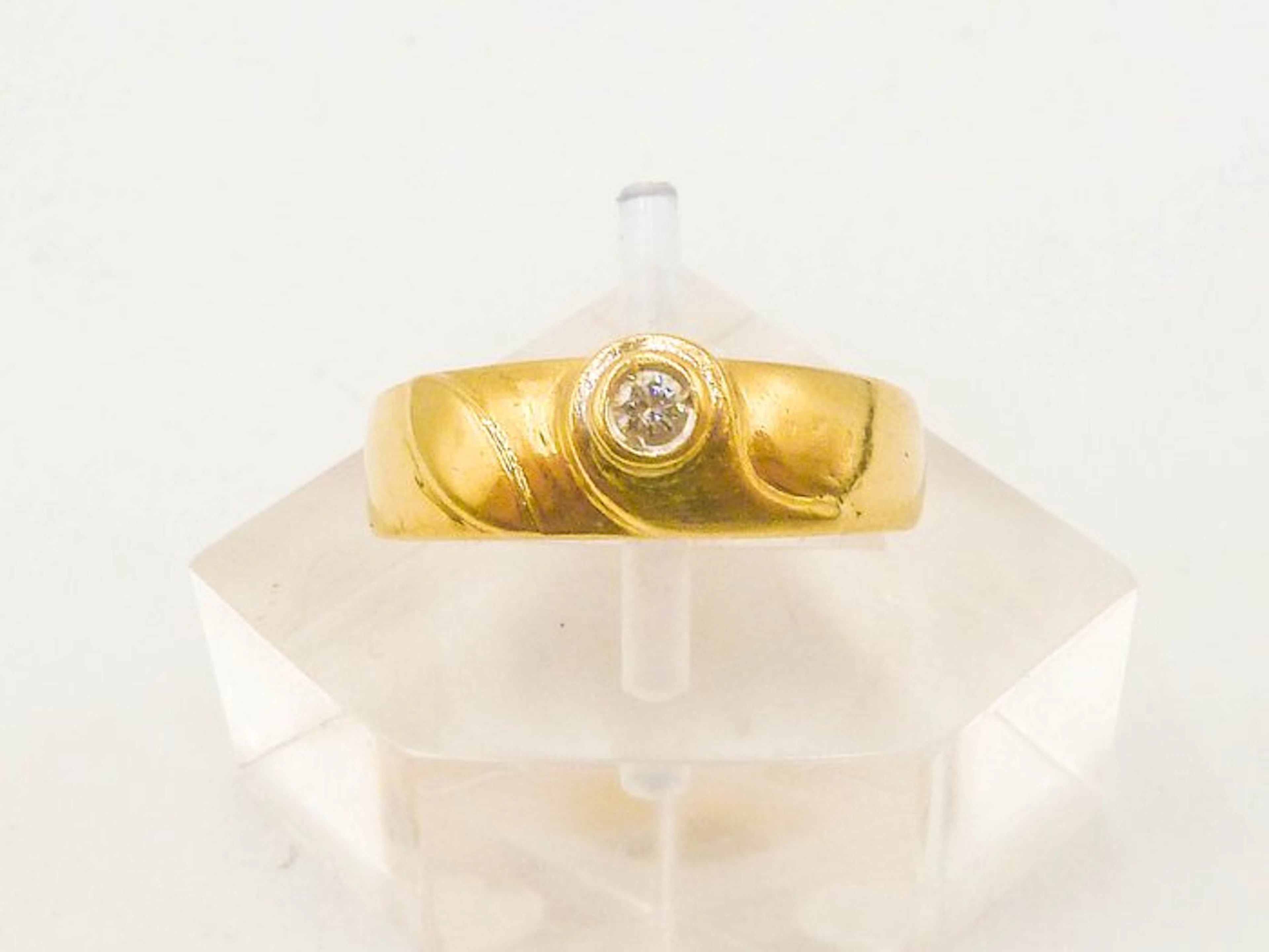 Ring - 18 kt. Yellow gold Diamond (Natural)