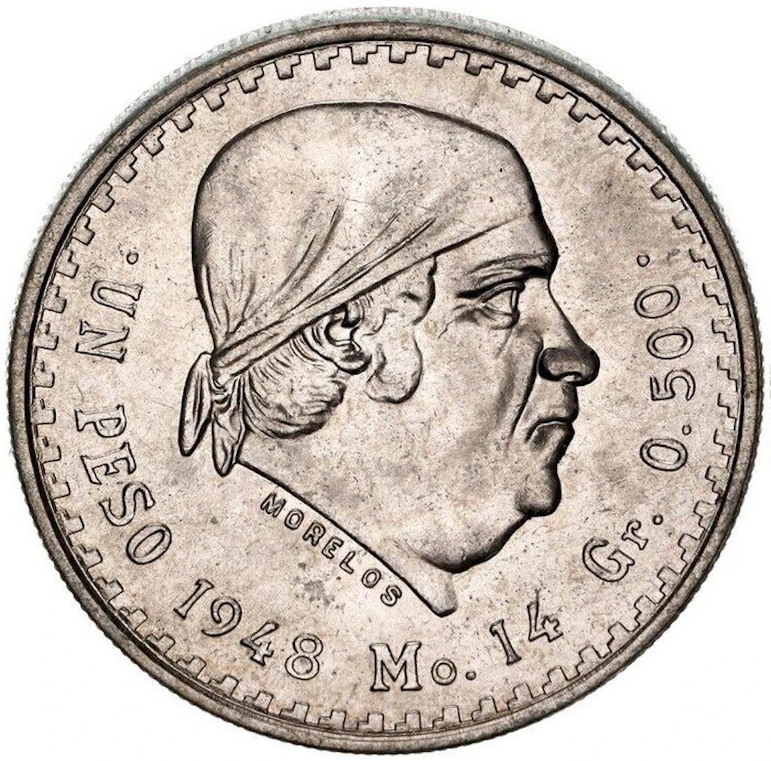 Mexico. 1 Peso 1948 - NGC MS61