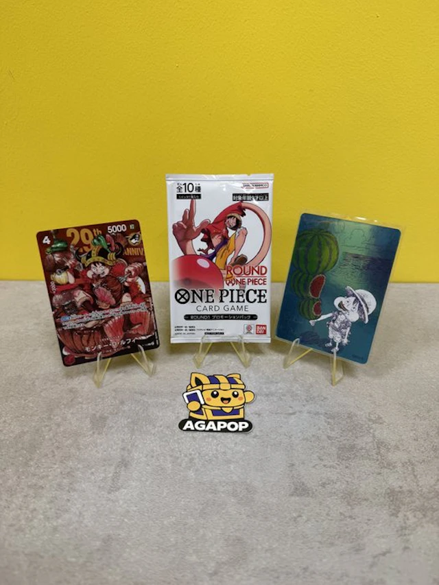 One Piece - 3 Sealed card - Monkey D