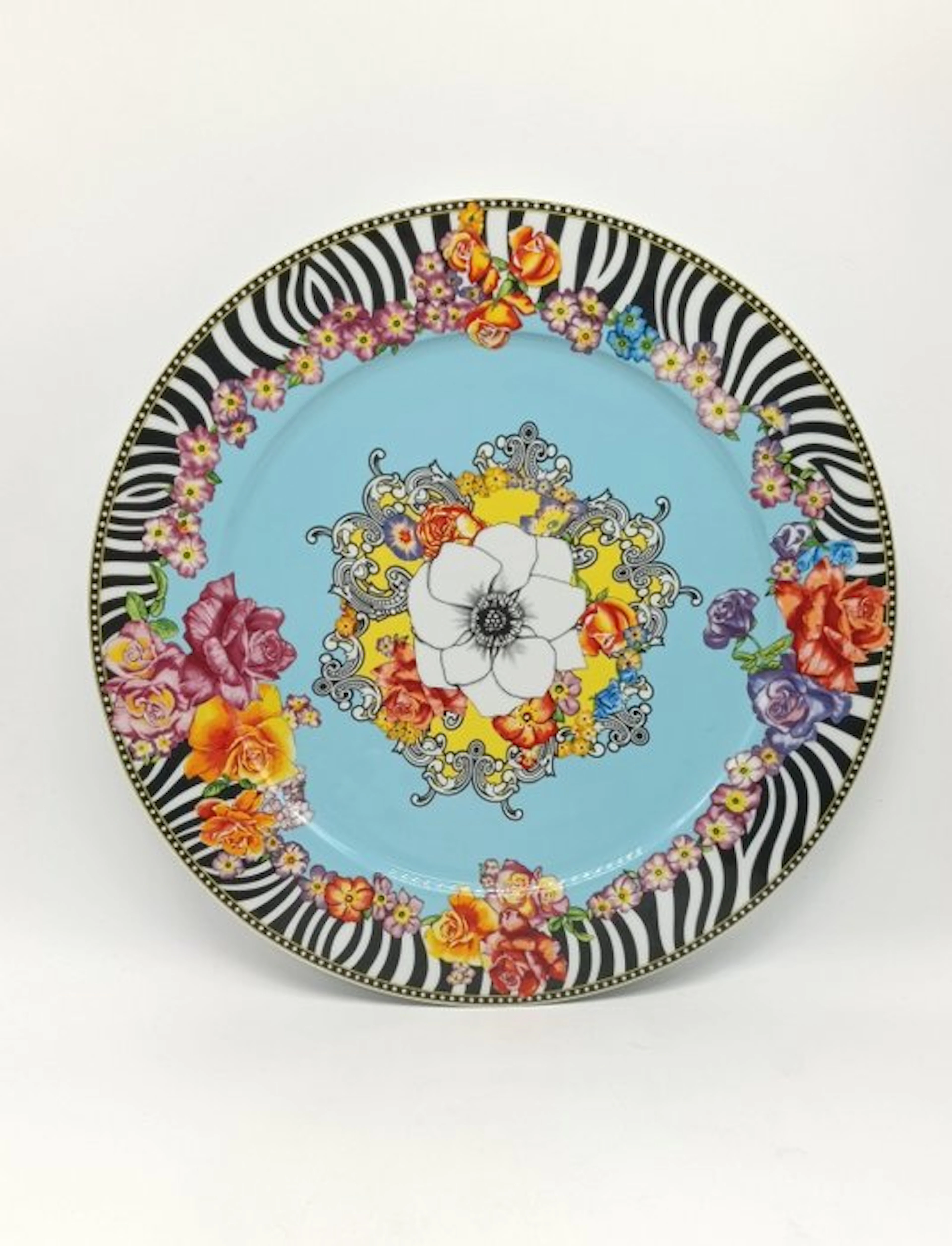 Rosenthal - Gianni Versace - Dish - Hot Flowers - Porcelain - Hot Flowers