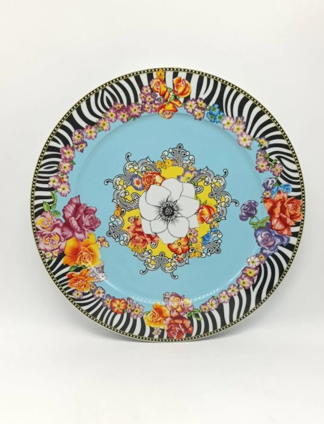 Rosenthal - Gianni Versace - Dish - Hot Flowers - Porcelain - Hot Flowers