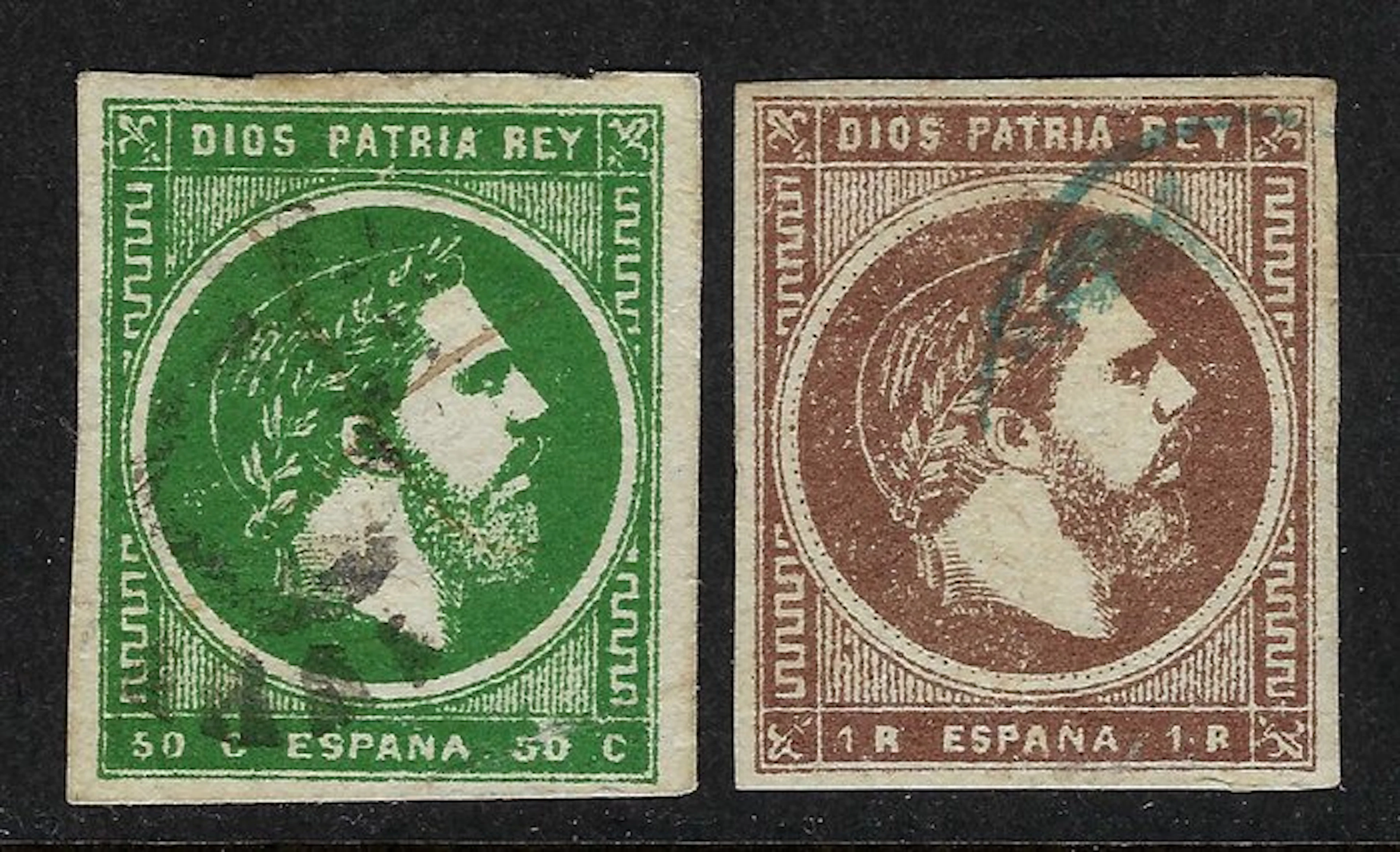 Spain 1875 - Correo Carlista en Vascongadas y Navarra 50c...