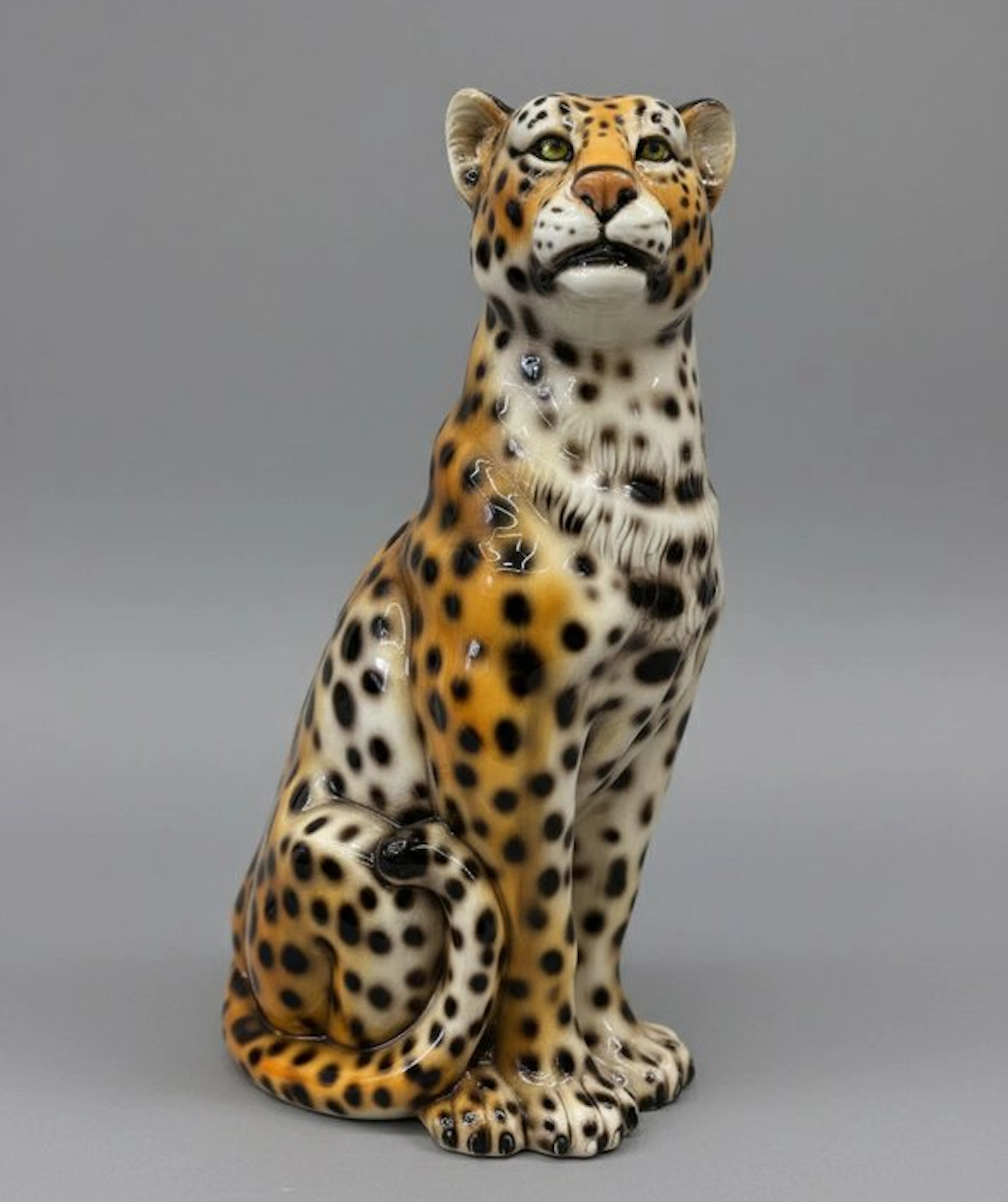 Statue, Giaguaro H. 75 cm - 75 cm - Ceramic