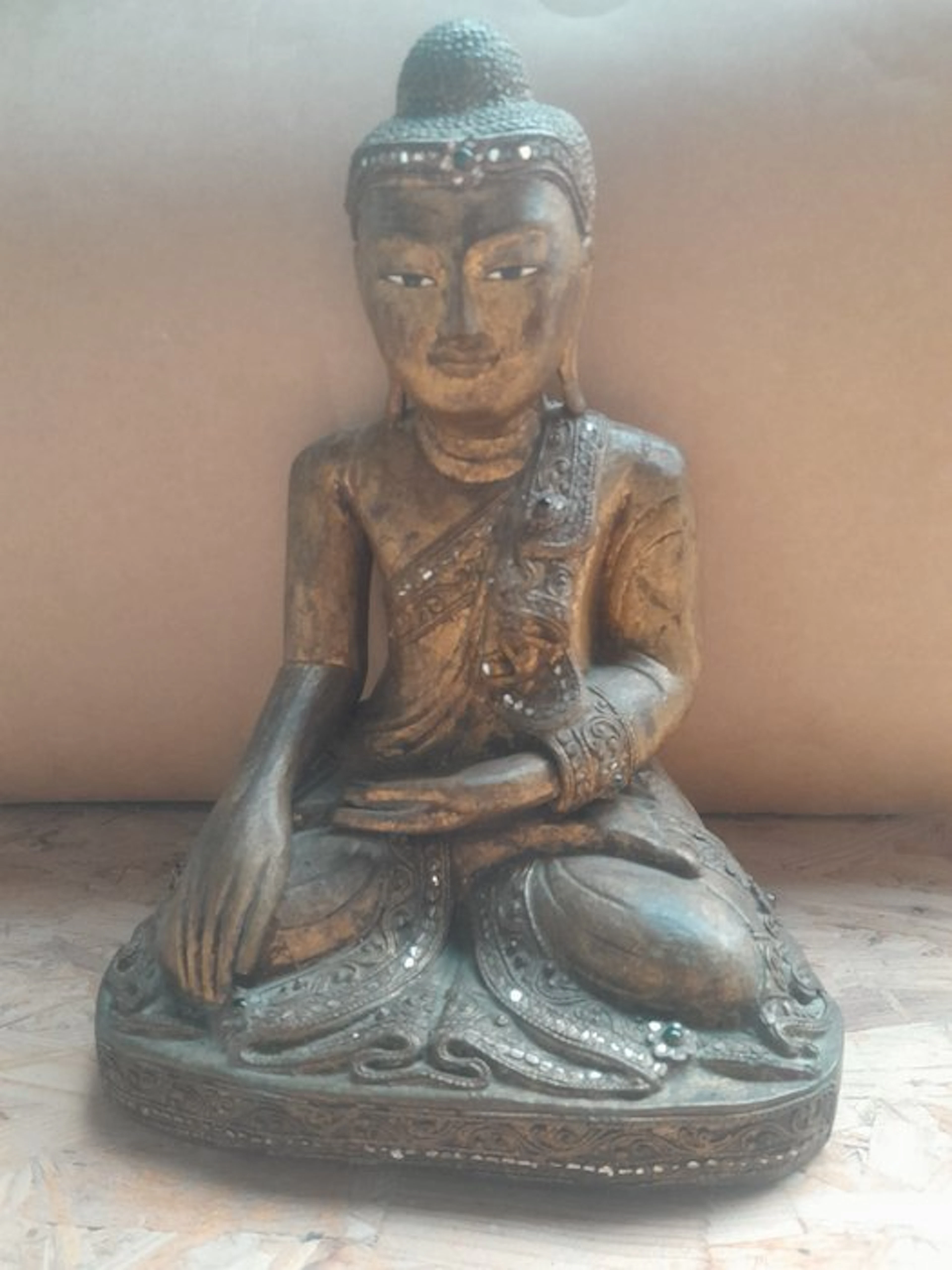 BIRMESE MANDALAY BOEDDHA Southeast Asian art - Statue...