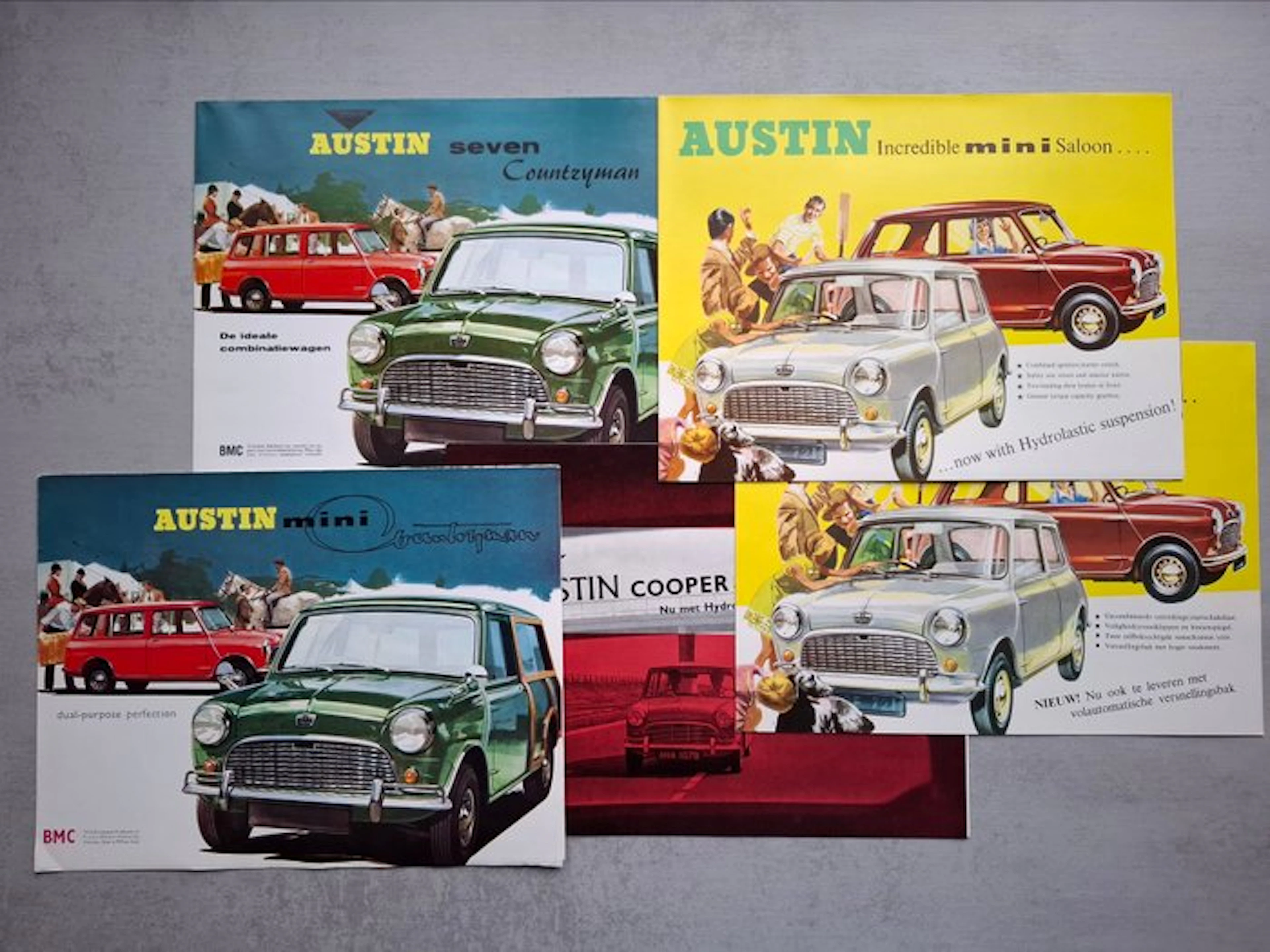 Brochure - Austin - Mini Cooper & Cooper 'S' - Seven Countryman - Seven Saloon
