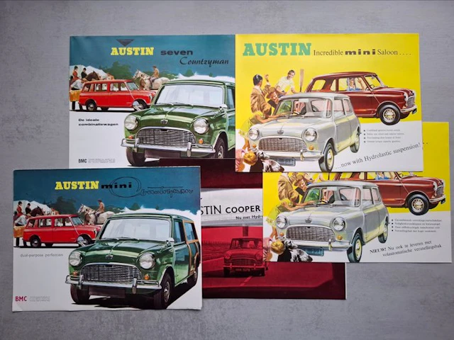 Brochure - Austin - Mini Cooper & Cooper 'S' - Seven Countryman - Seven Saloon