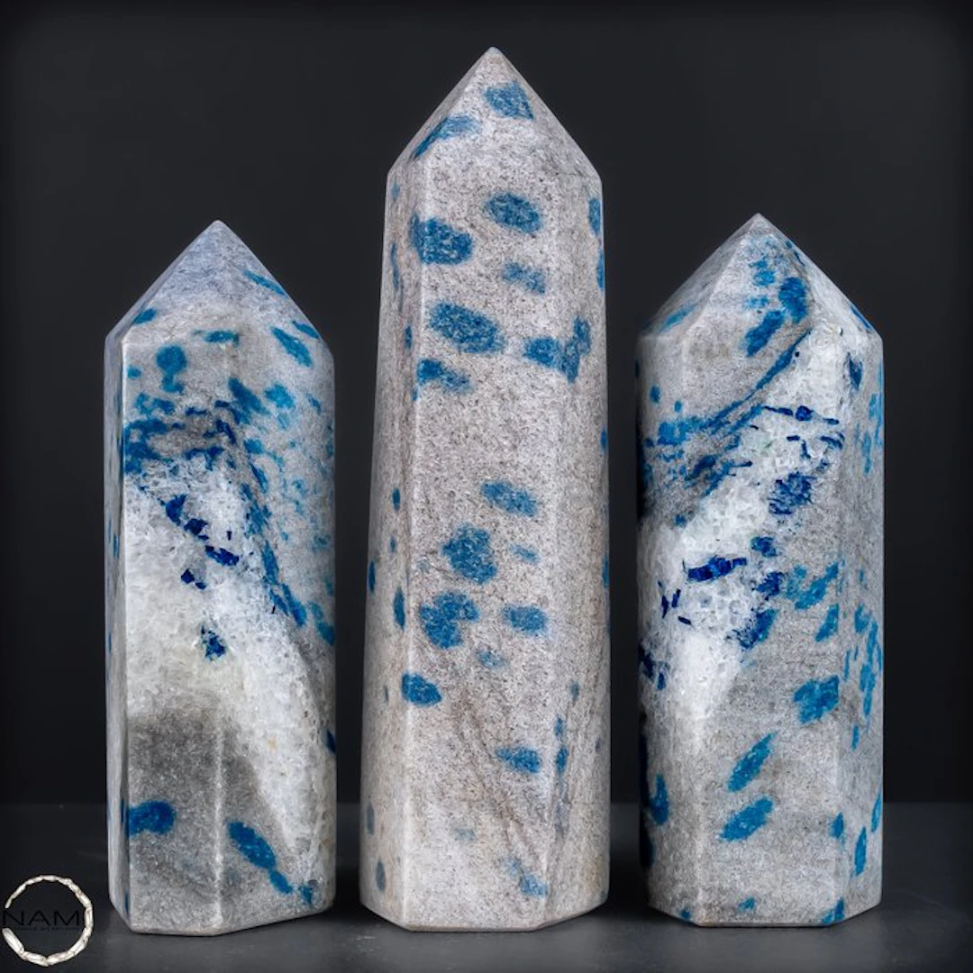 K2 Gemstone Set – Three Extraordinary Obelisks with...