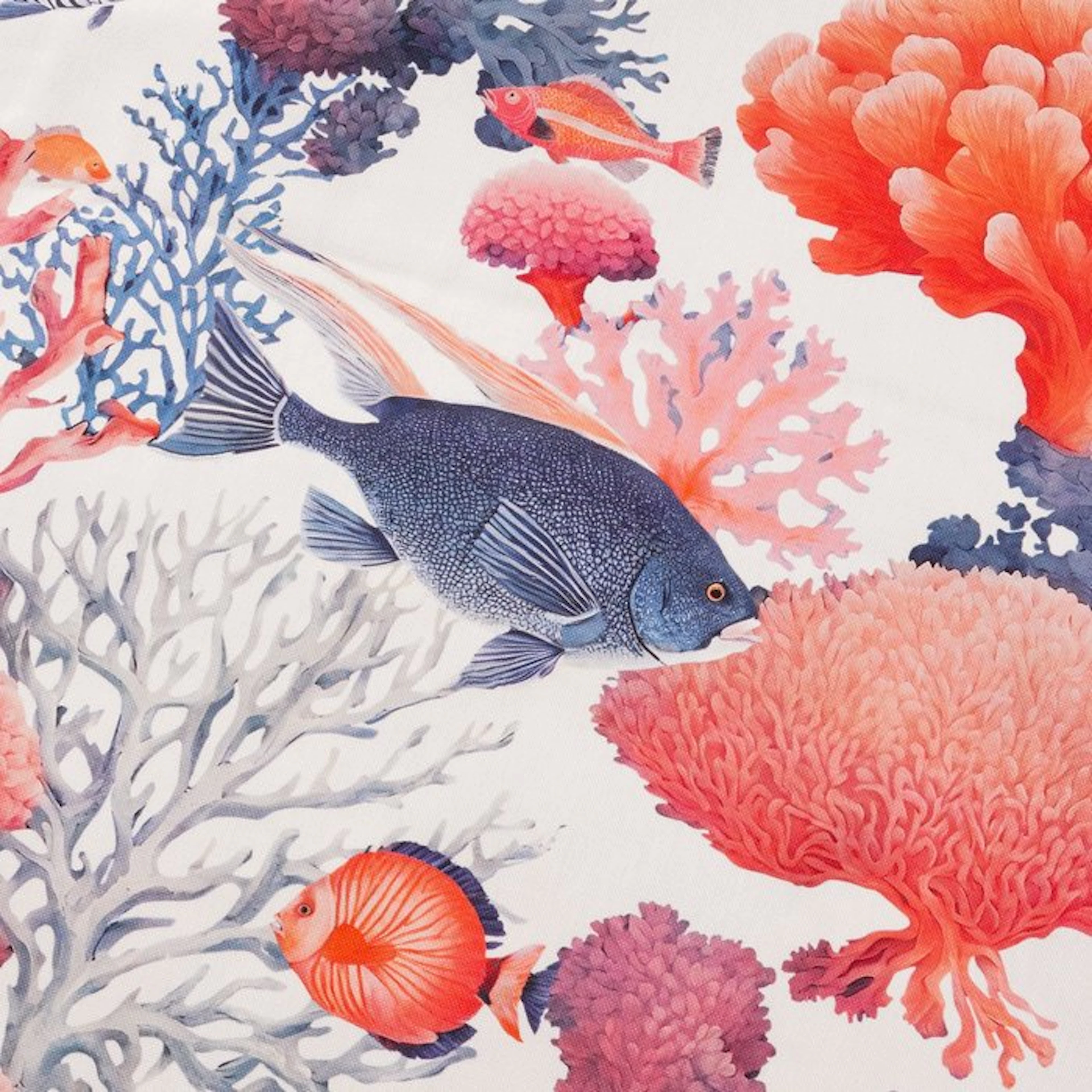 Cotton upholstery fabric GCFabrics – Marine motif with...