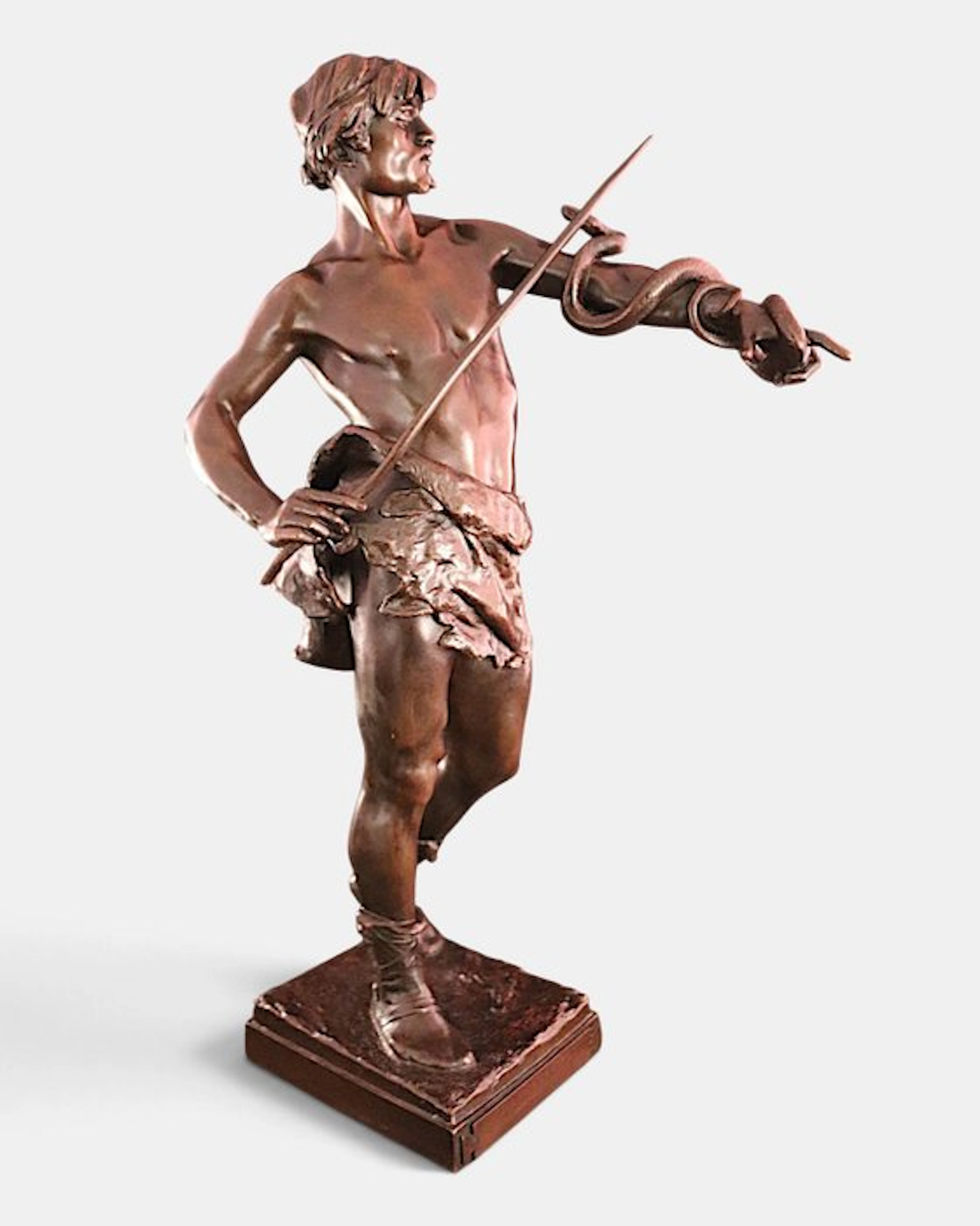 19e eeuws bronzen beeld - Eugène Marioton (1857-1933) - Sculpture