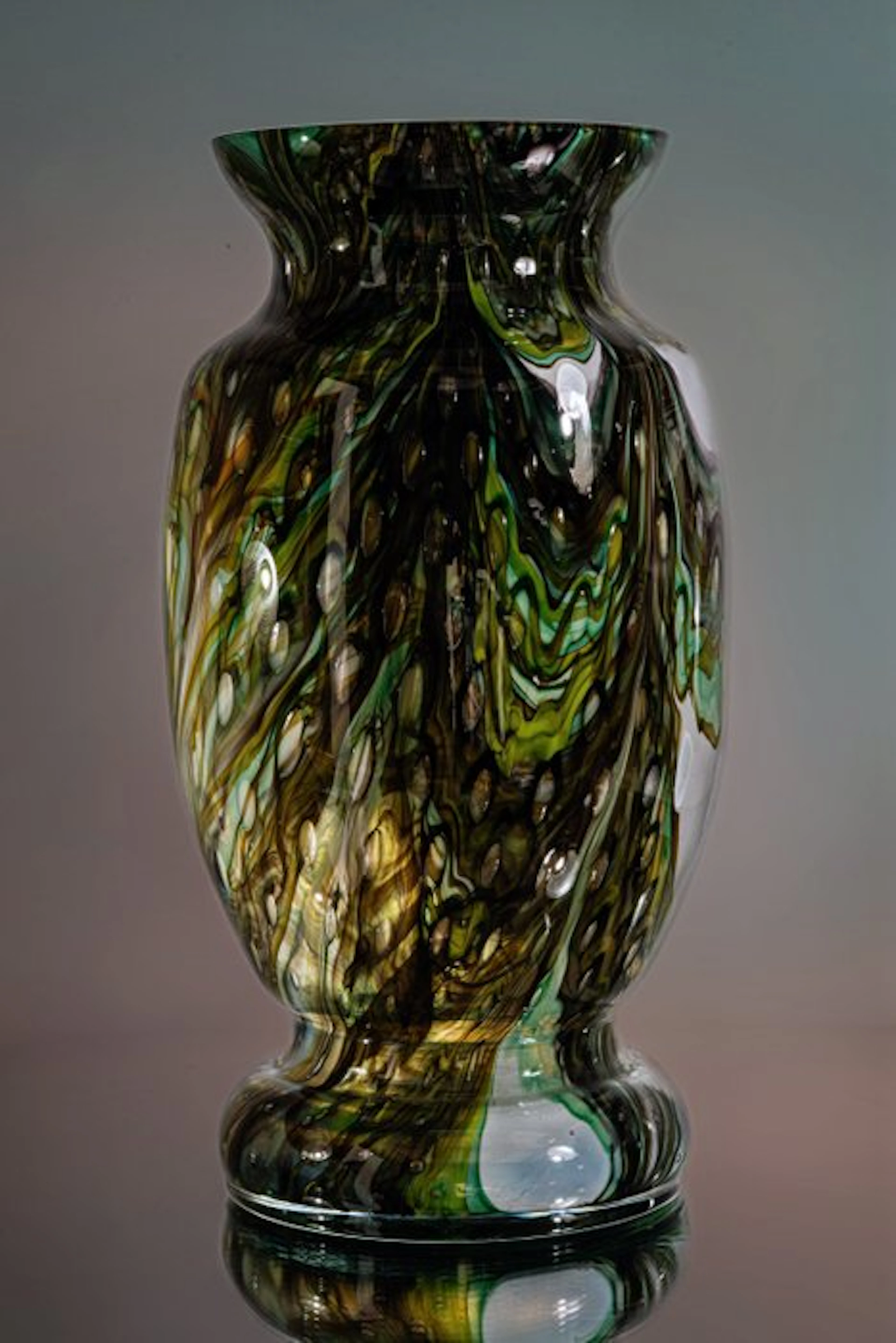 Zwiesel - Vase - Artist's vase - height approx. 26 cm / approx. 1.5 kg - Glass
