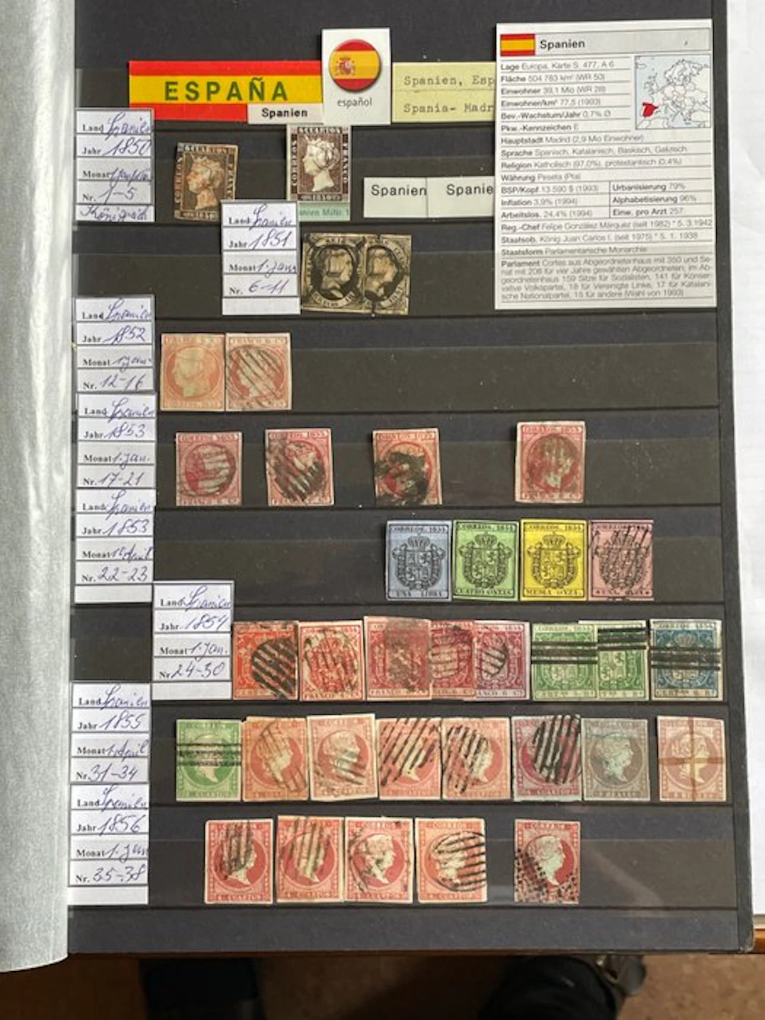 Spain 1856/1960 - Collection dating from the Classical period