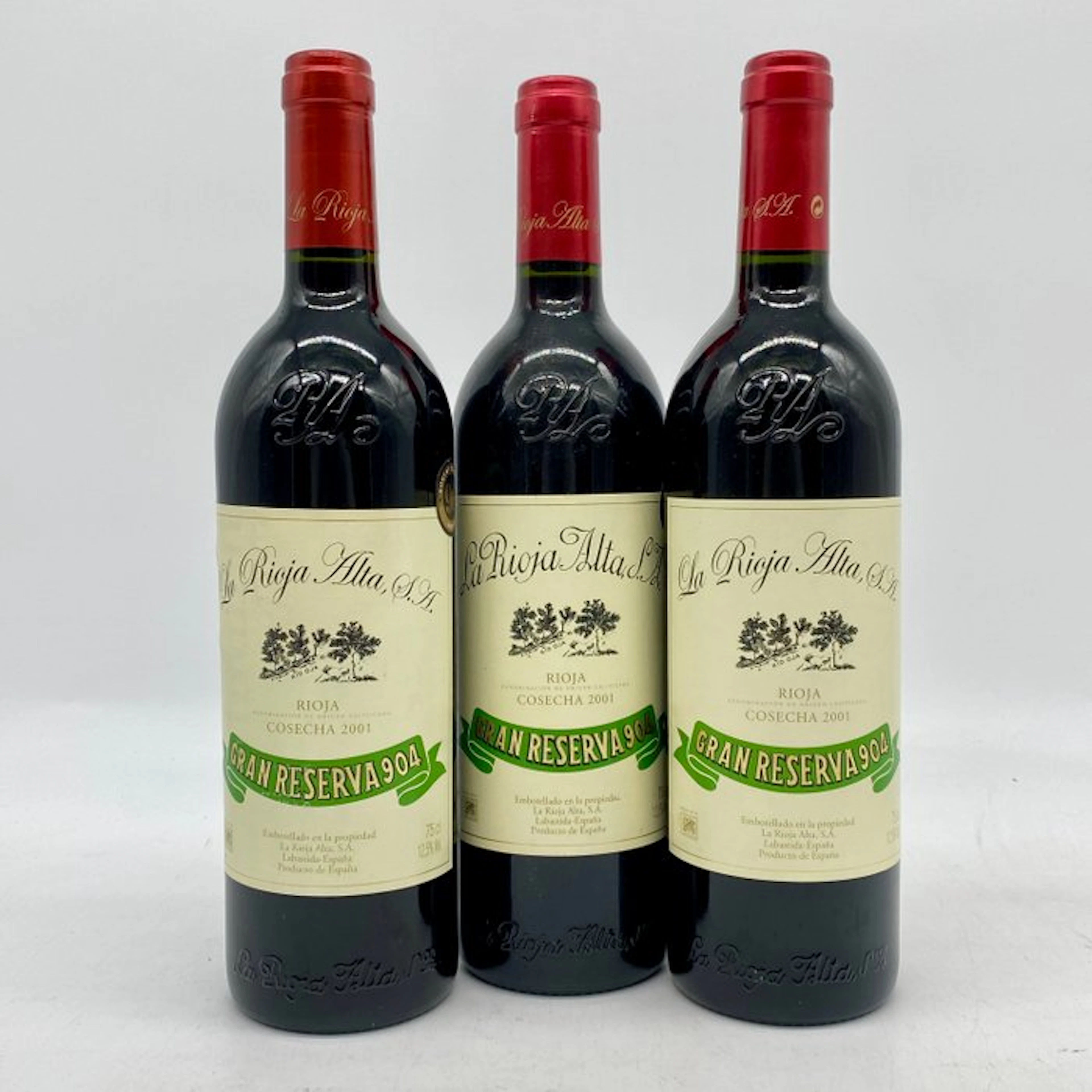 2001 La Rioja Alta, Gran Reserva 904 - Rioja Gran Reserva - 3 Bottles (0.75L)
